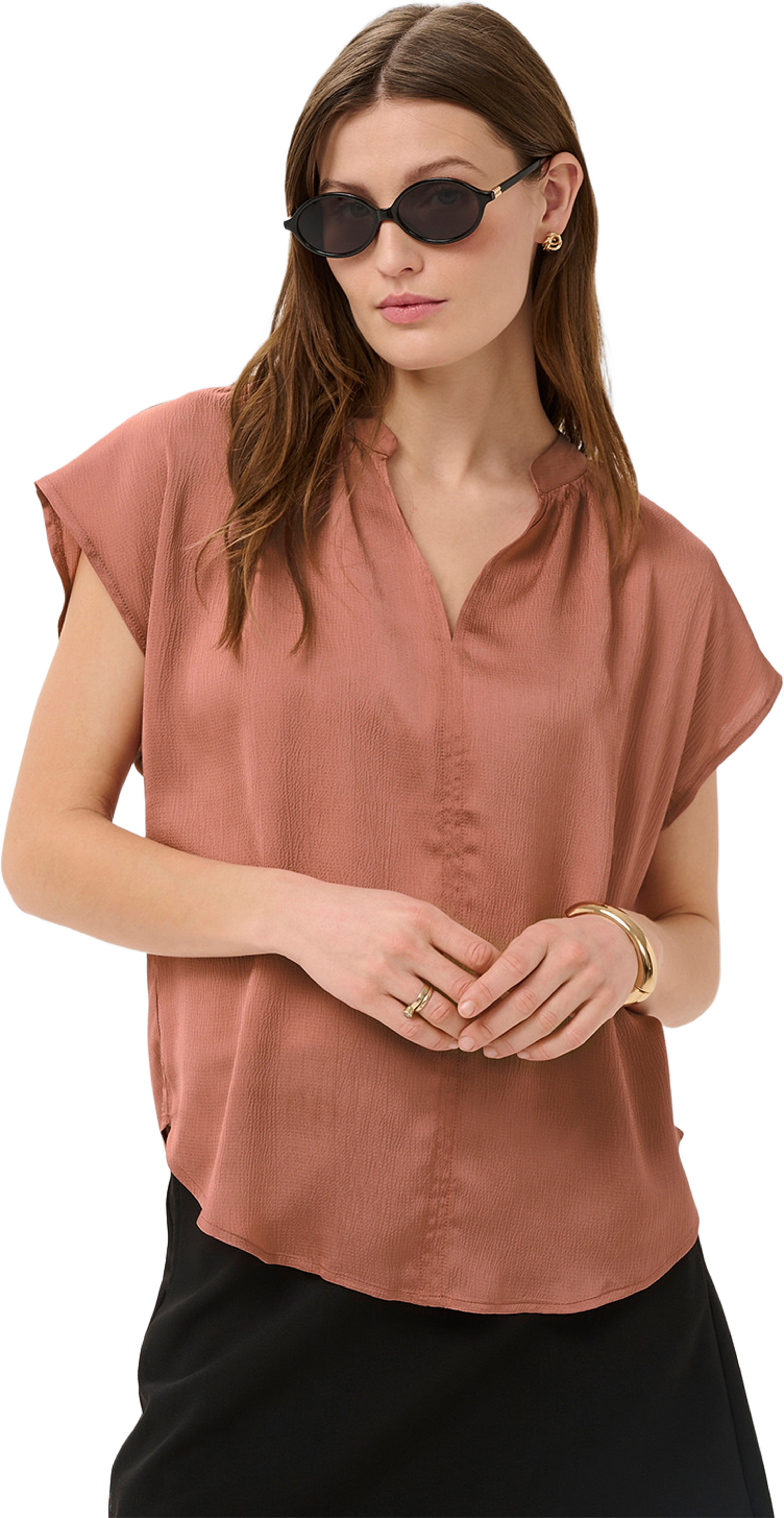 Paris top, från Soaked In Luxury, i färgen Ash Rose. Klicka för att öppna bilden i stort format