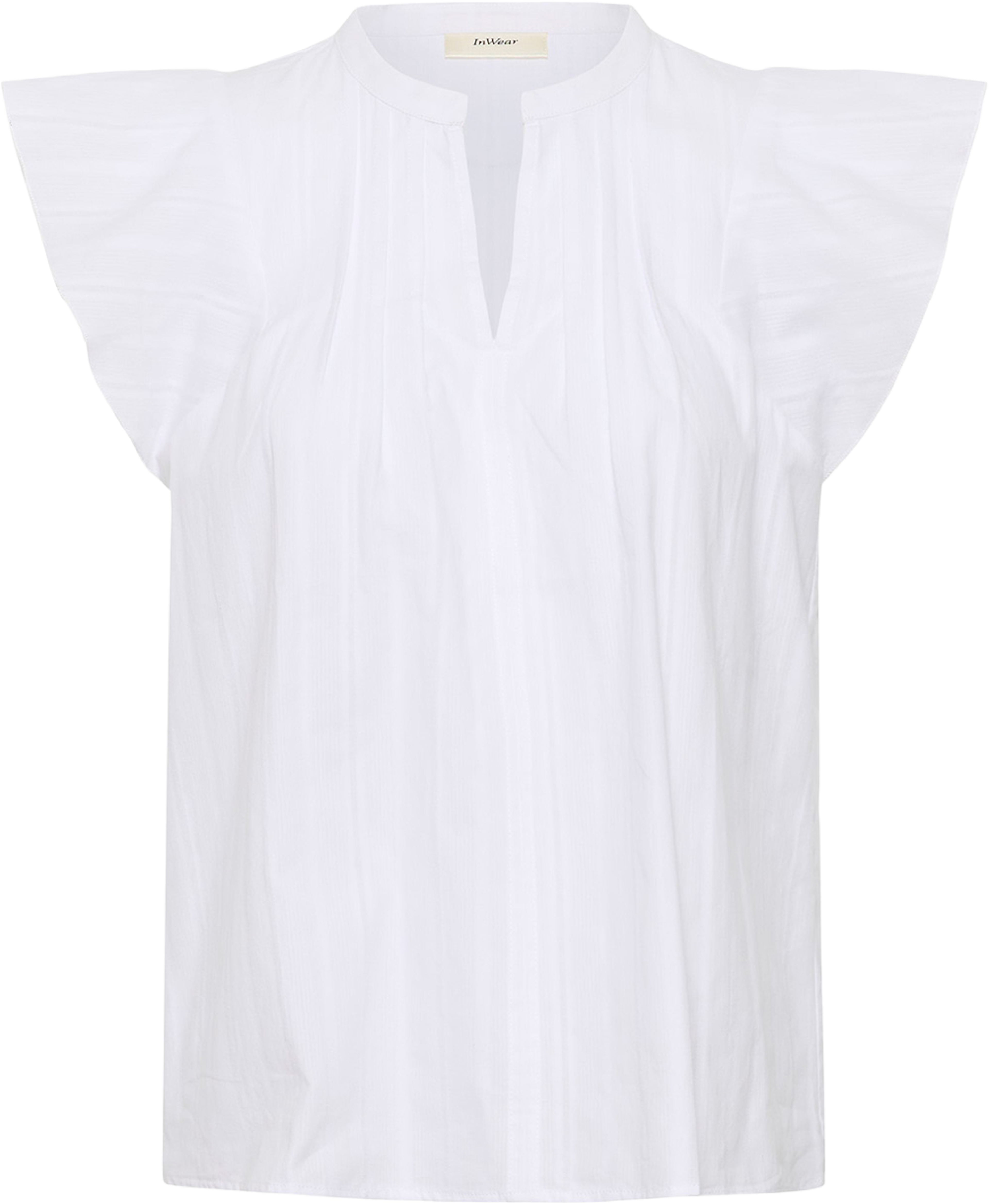 Roseville Cidenza Top, från Inwear, i färgen Pure White. Klicka för att öppna bilden i stort format