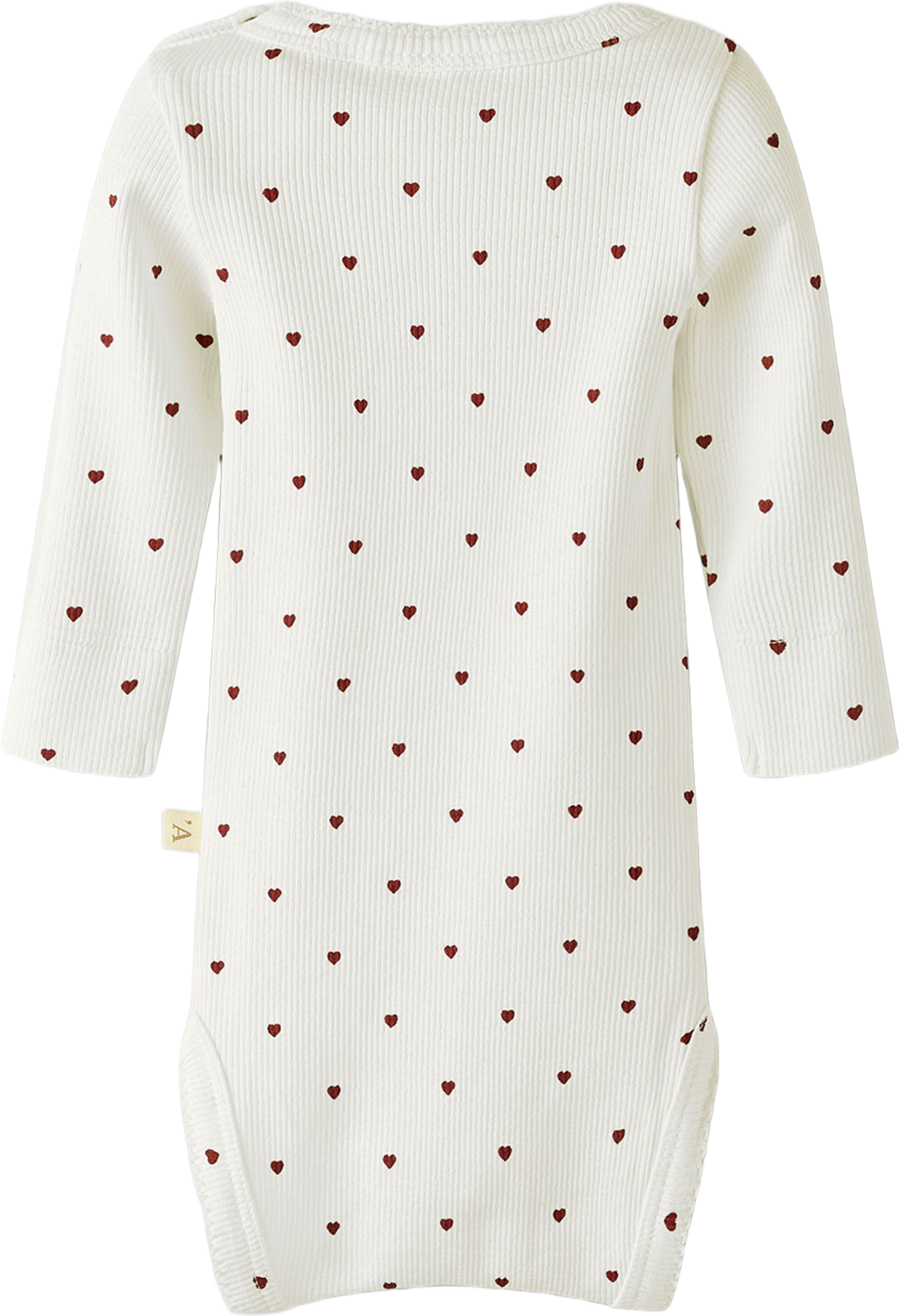 Gago slim body, från Lil'Atelier, i färgen Coconut Milk Heart. Klicka för att öppna bilden i stort format