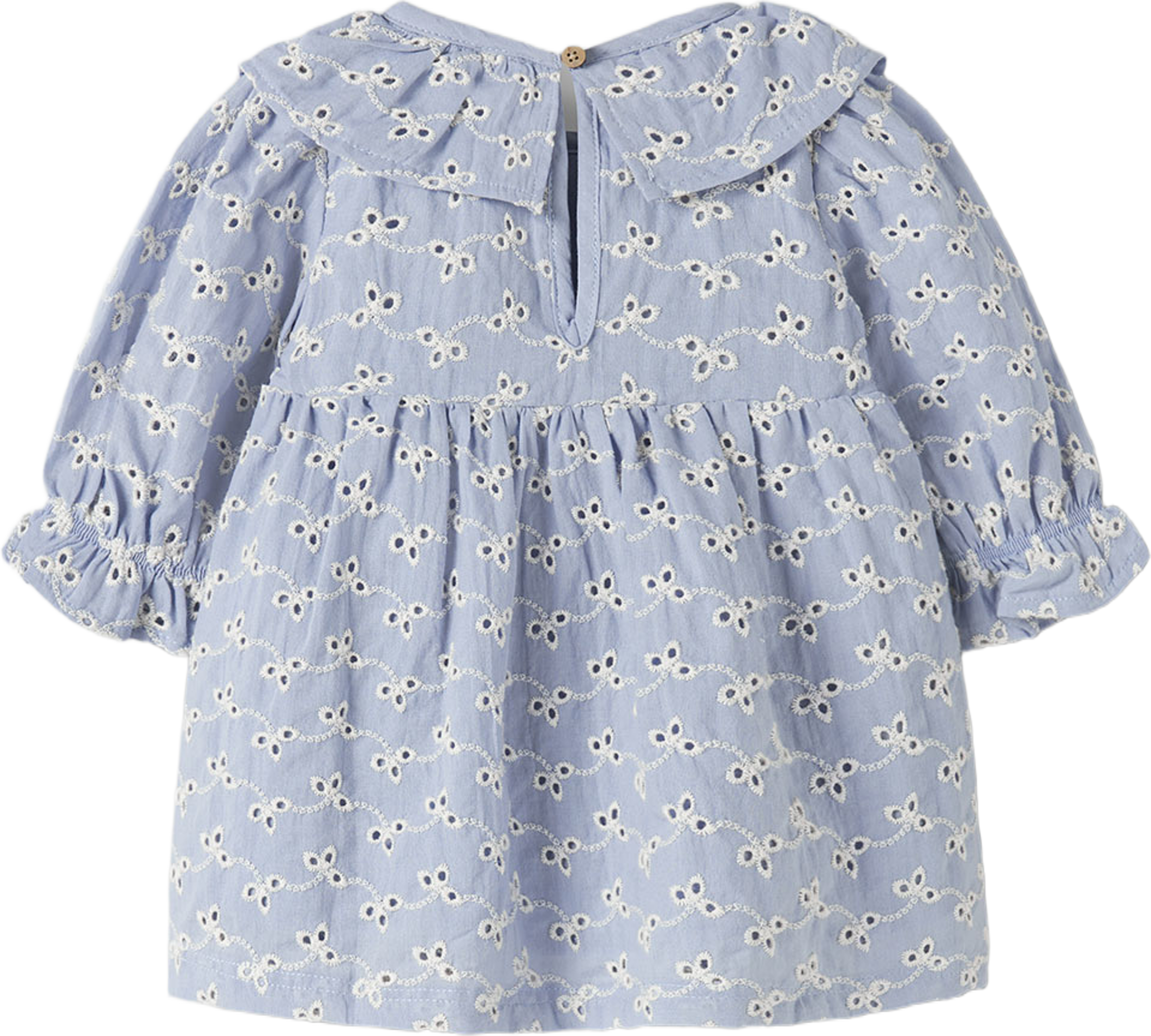 Tessie klänning, från Lil'Atelier, i färgen Zen Blue. Klicka för att öppna bilden i stort format