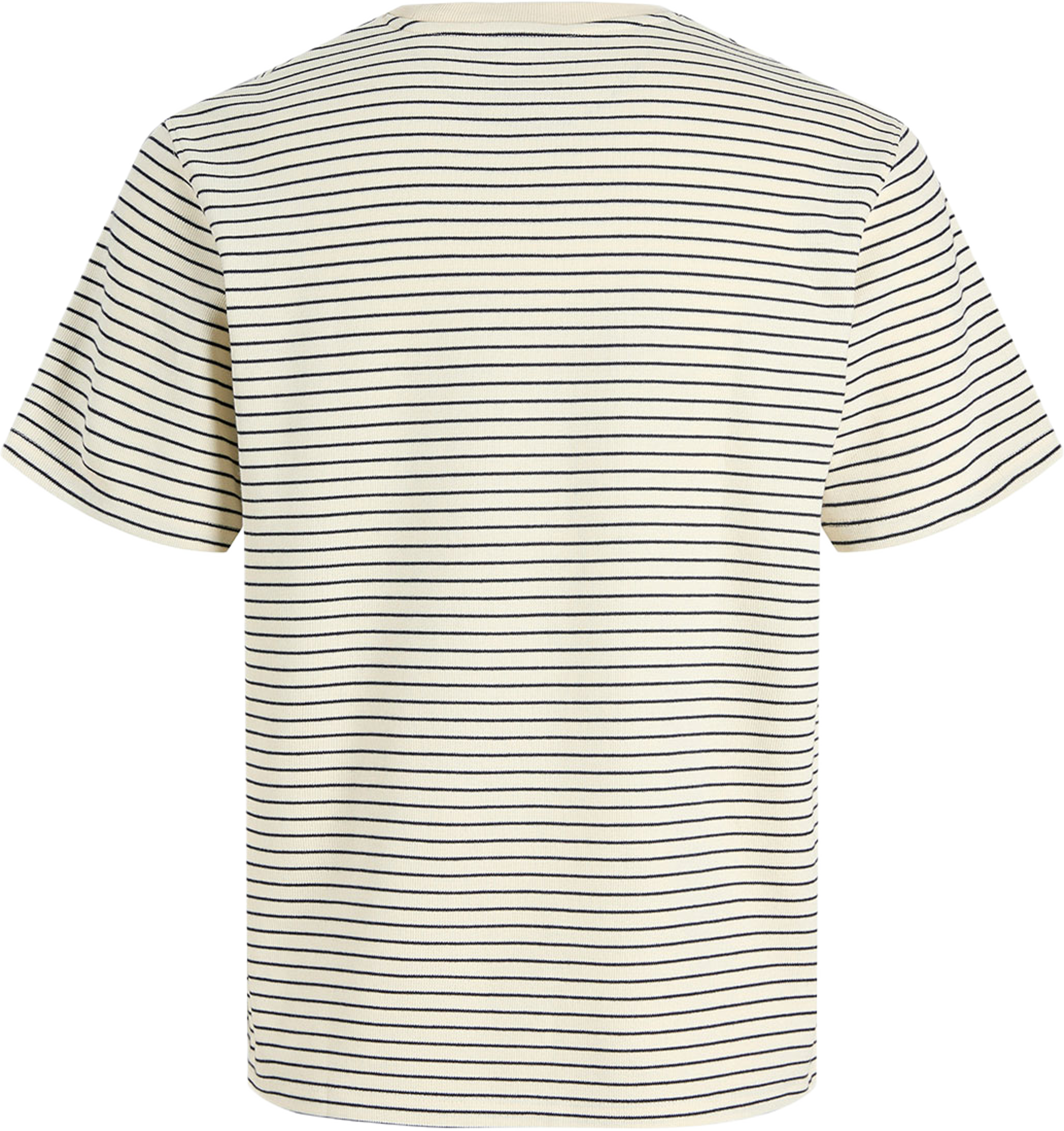 JJEDOVER STRIPED TEE SS CREW NECK JNR, från Jack & Jones, i färgen Antique White. Klicka för att öppna bilden i stort format