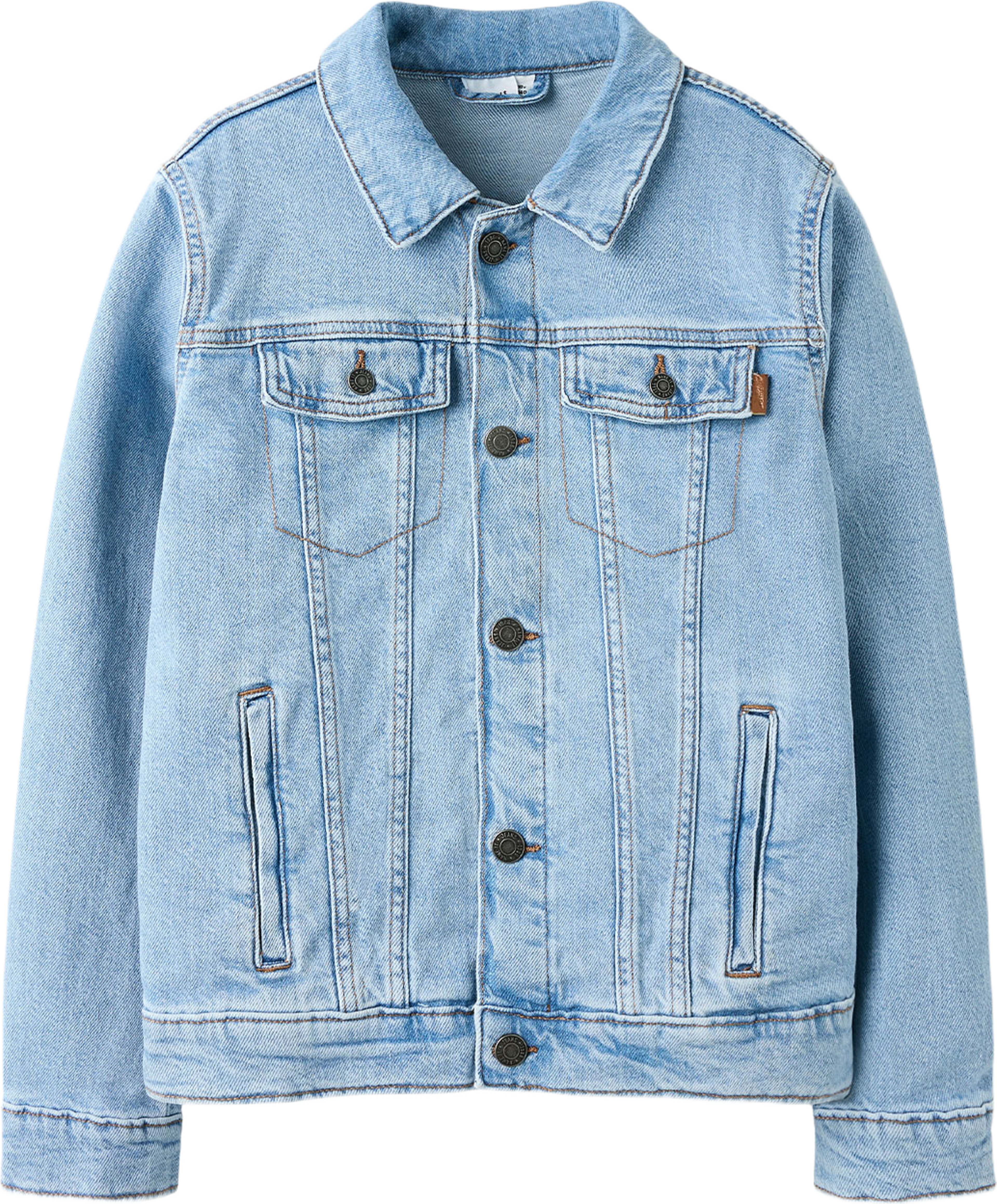 NKMJAGGER DNM JACKET 3720-AZ, från Name It, i färgen Light Blue Denim. Klicka för att öppna bilden i stort format