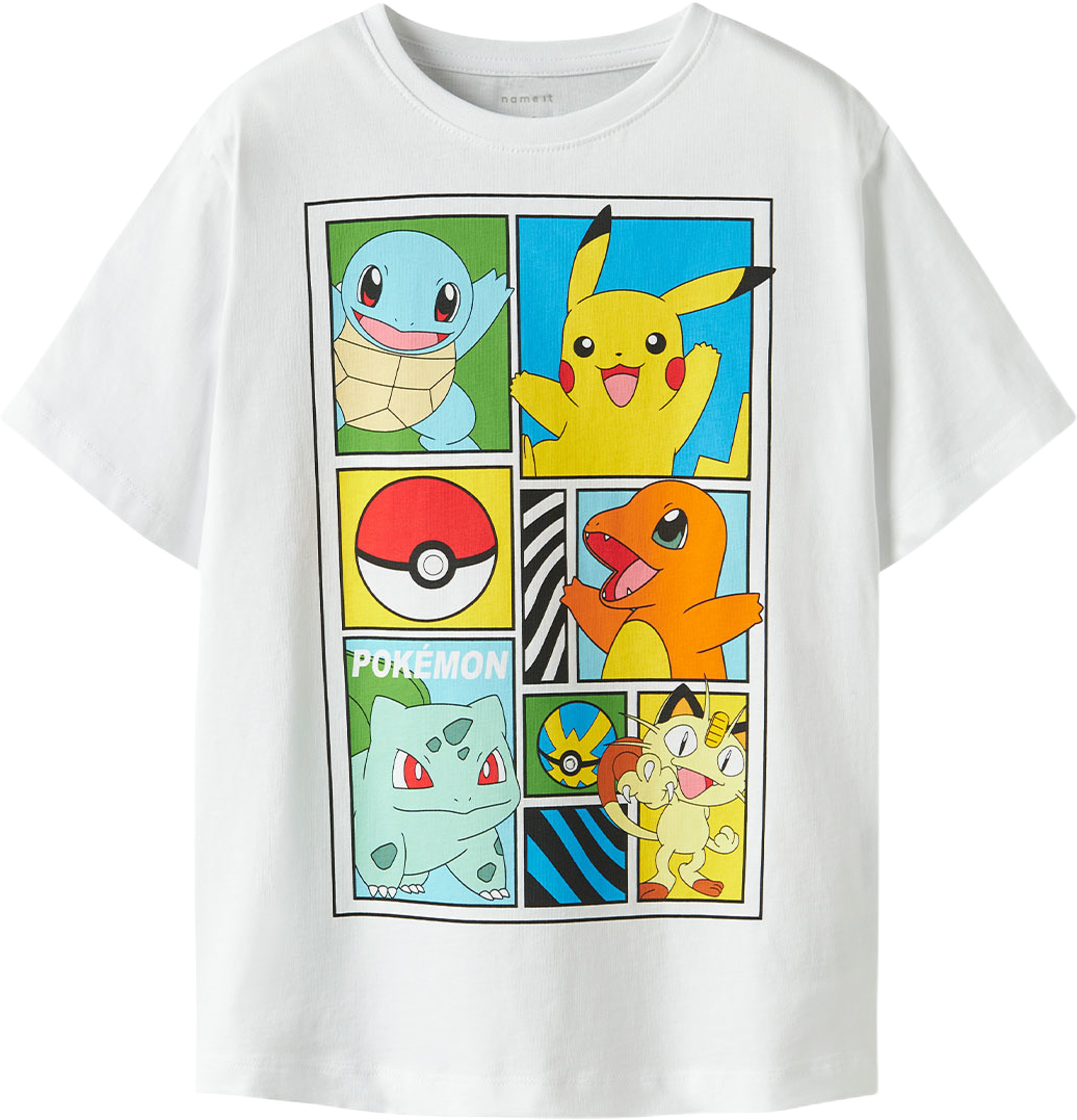 NKMDAMS POKEMON SS NREG TOP BOX, från Name It, i färgen Bright White. Klicka för att öppna bilden i stort format