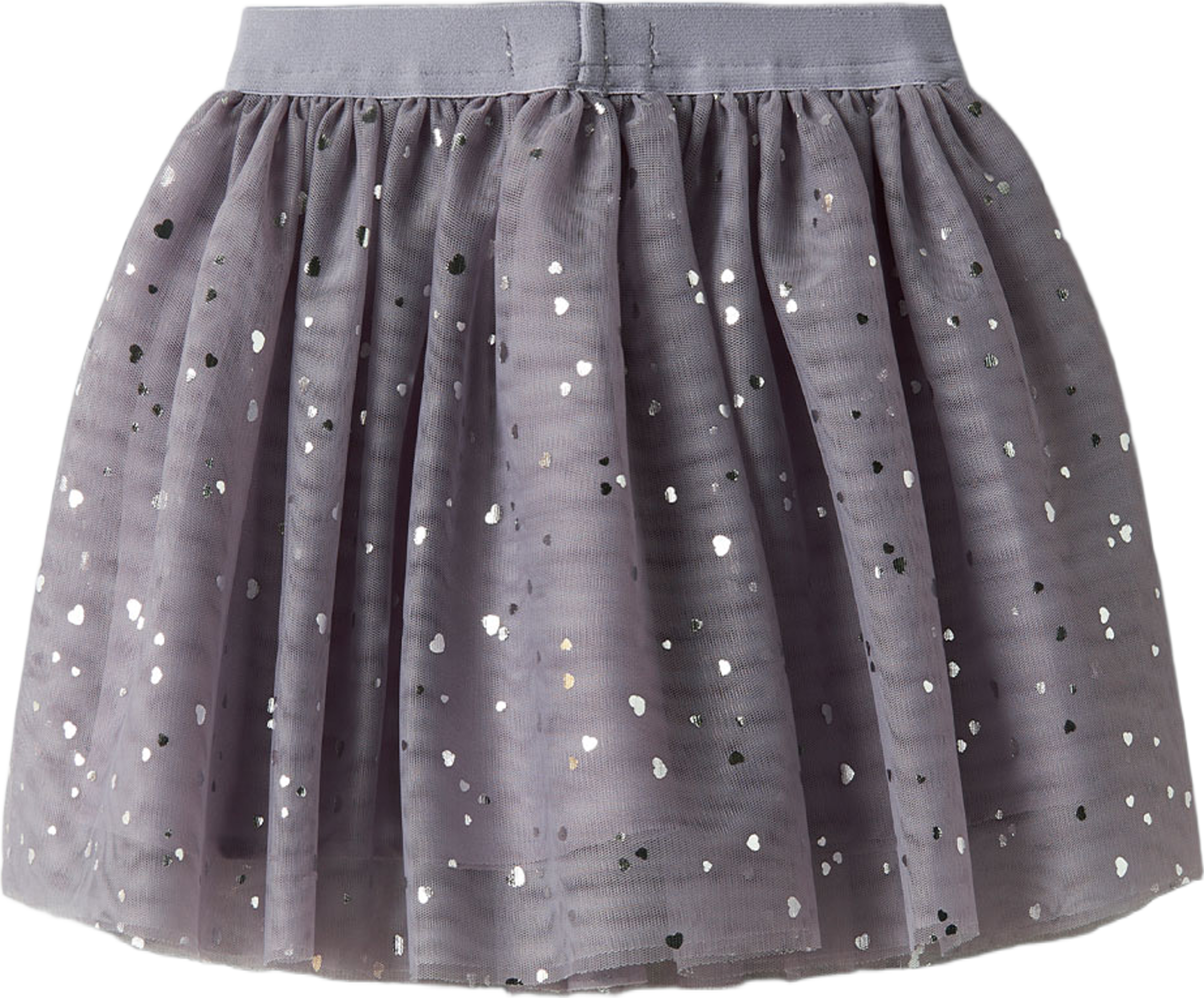 NMFTERANA TULLE SKIRT, från Name It, i färgen Lavender Gray Silver Foil. Klicka för att öppna bilden i stort format
