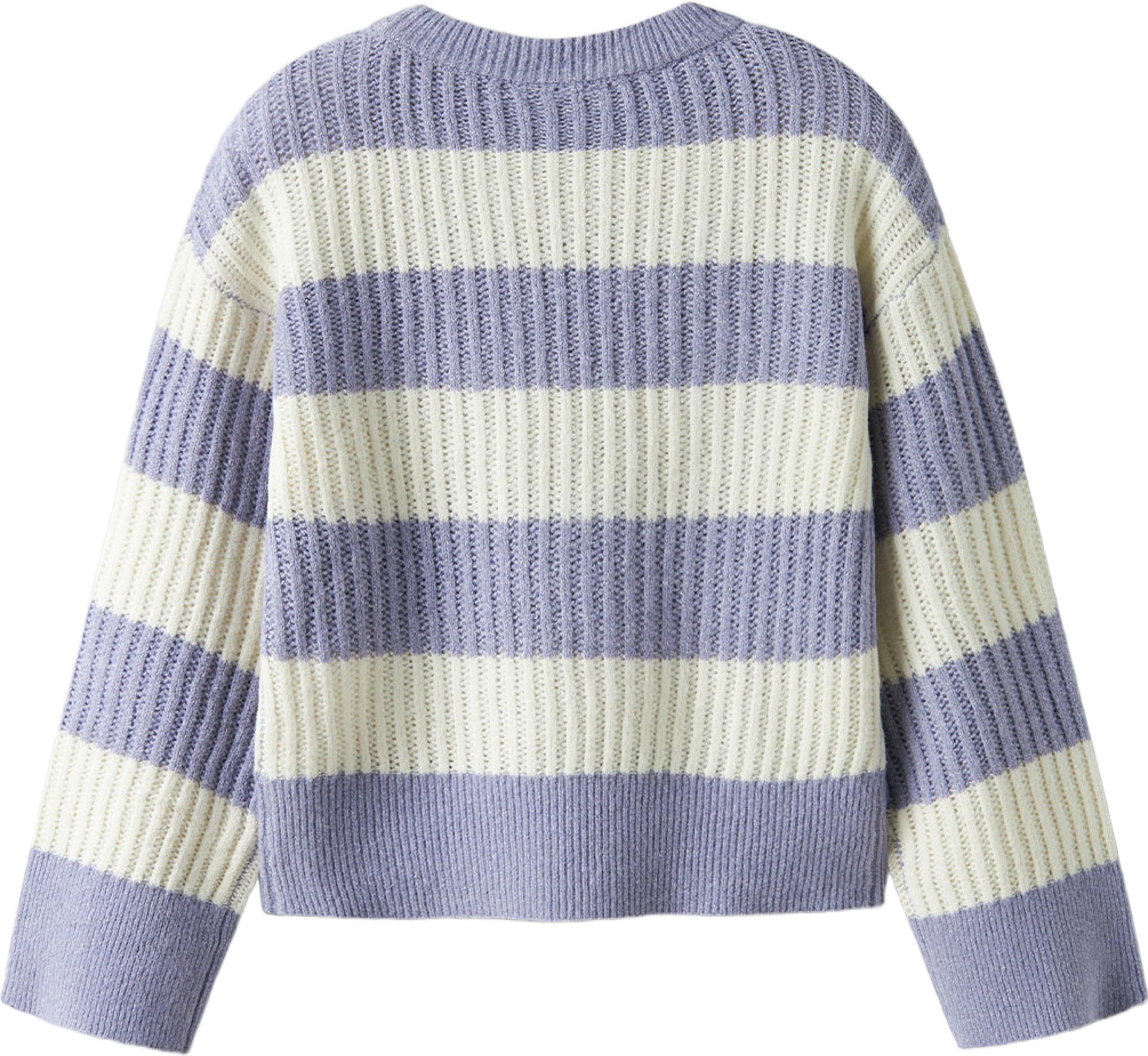 NKFTOTINA LS KNIT, från Name It, i färgen Lavender Gray. Klicka för att öppna bilden i stort format