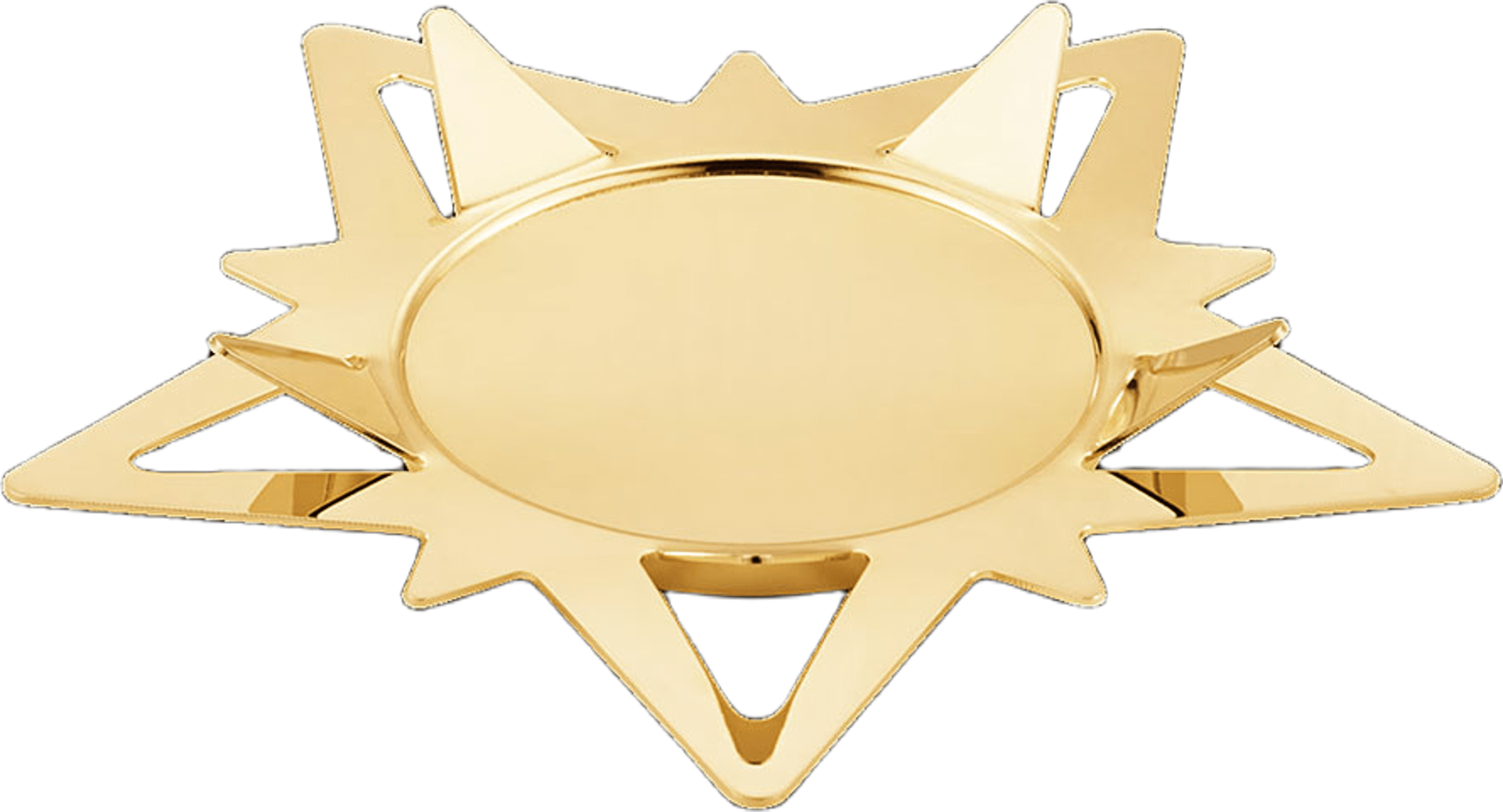 CLASSIC CHRISTMAS ljushållare, från Georg Jensen, i färgen Gold. Klicka för att öppna bilden i stort format