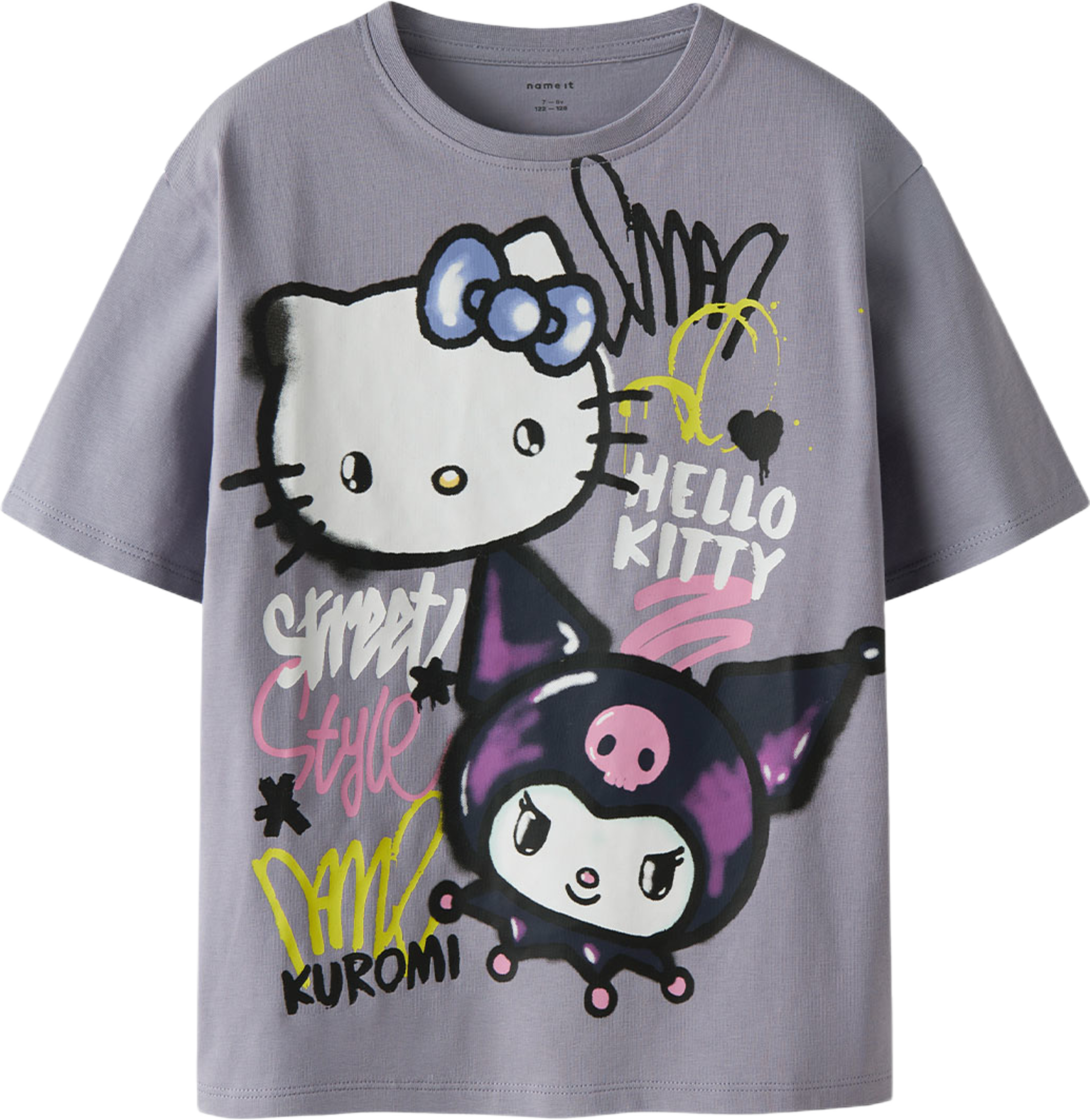 NKFDYDA HELLOK SS NREG TOP BOX SKY, från Name It, i färgen Lavender Gray. Klicka för att öppna bilden i stort format