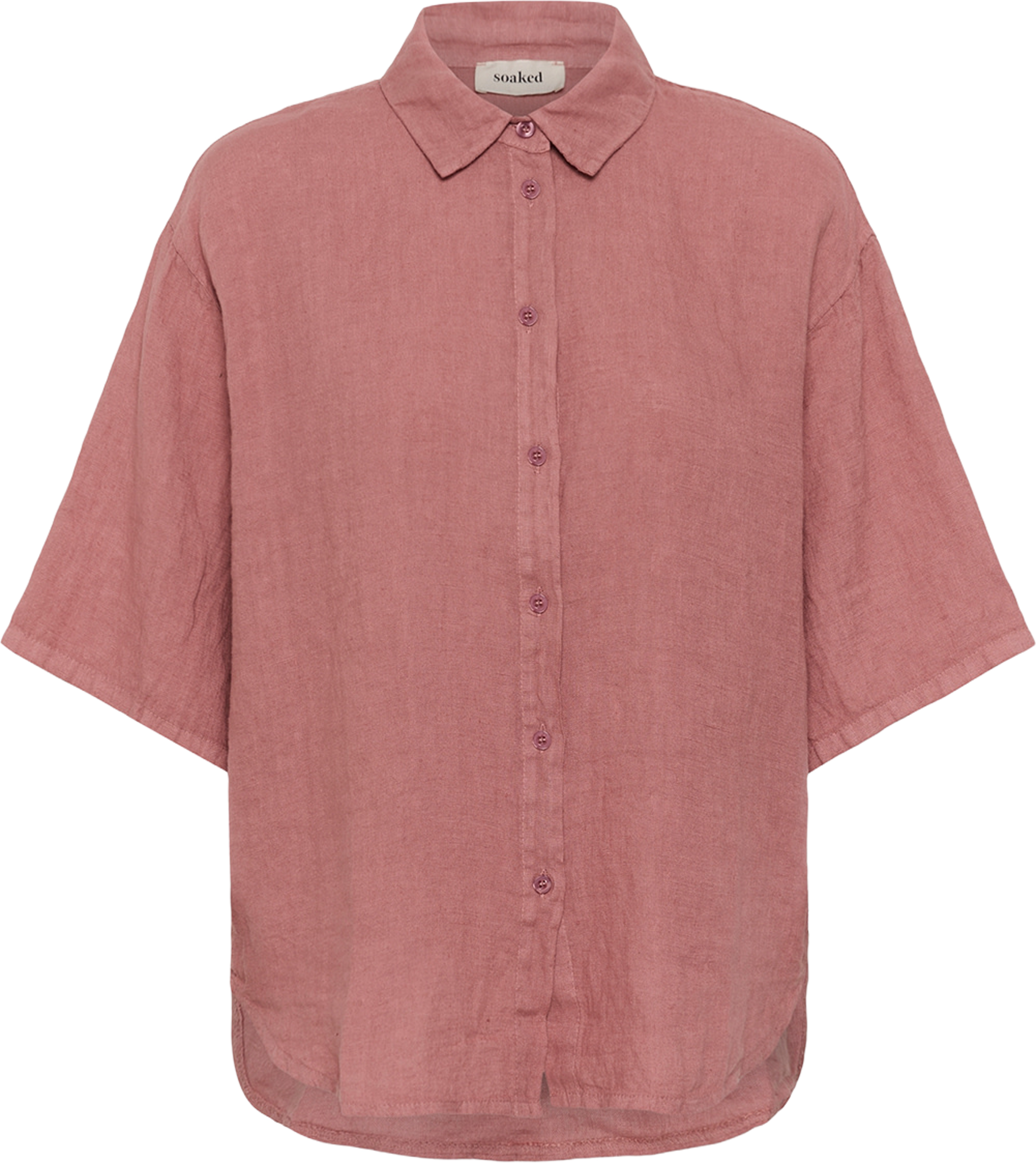 Auran Aria Shirt SS, från Soaked In Luxury, i färgen Ash Rose. Klicka för att öppna bilden i stort format