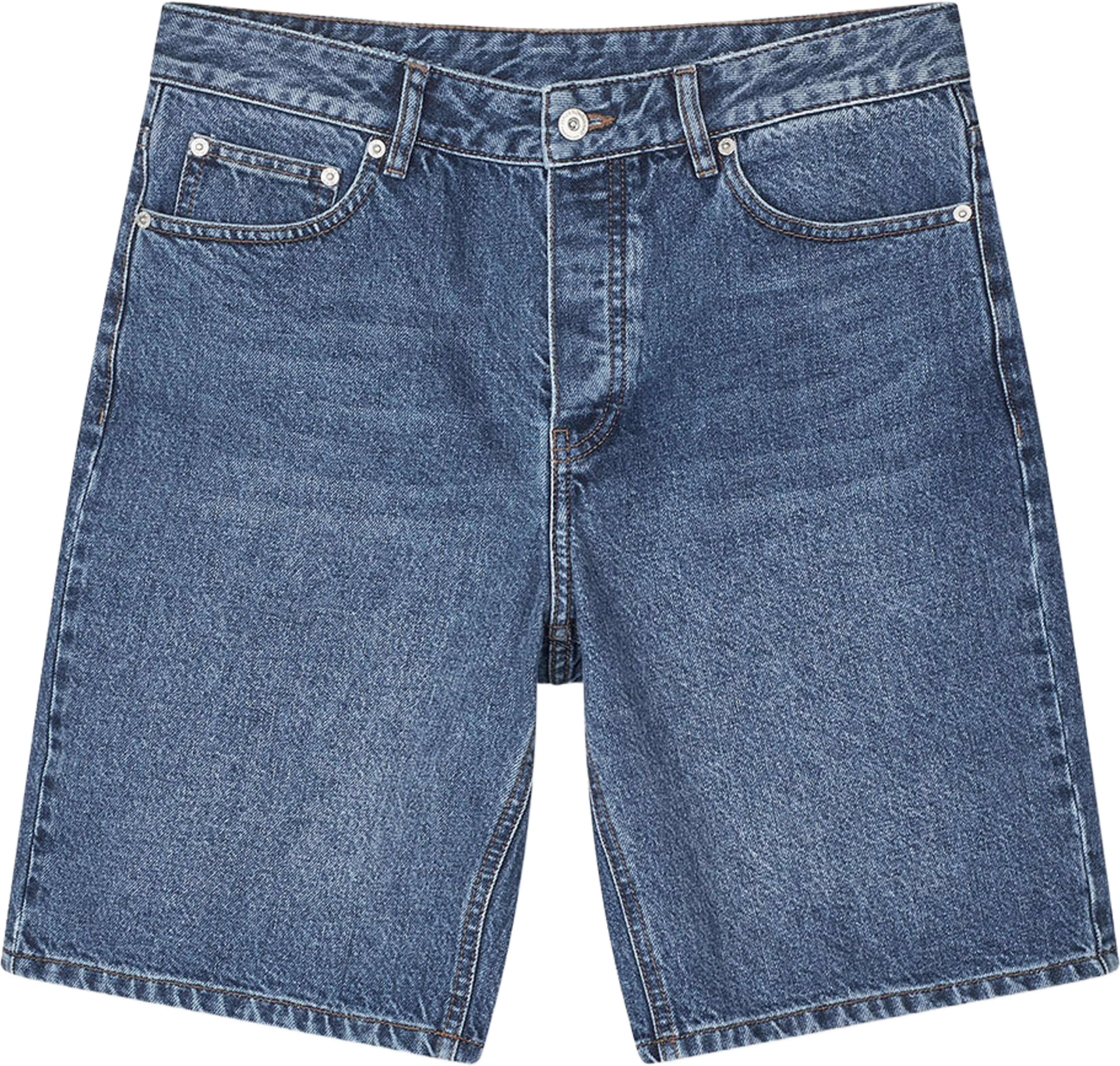 Arizona Denim Coen Shorts, från Mads Nørgaard, i färgen Mid Blue Stone Wash. Klicka för att öppna bilden i stort format