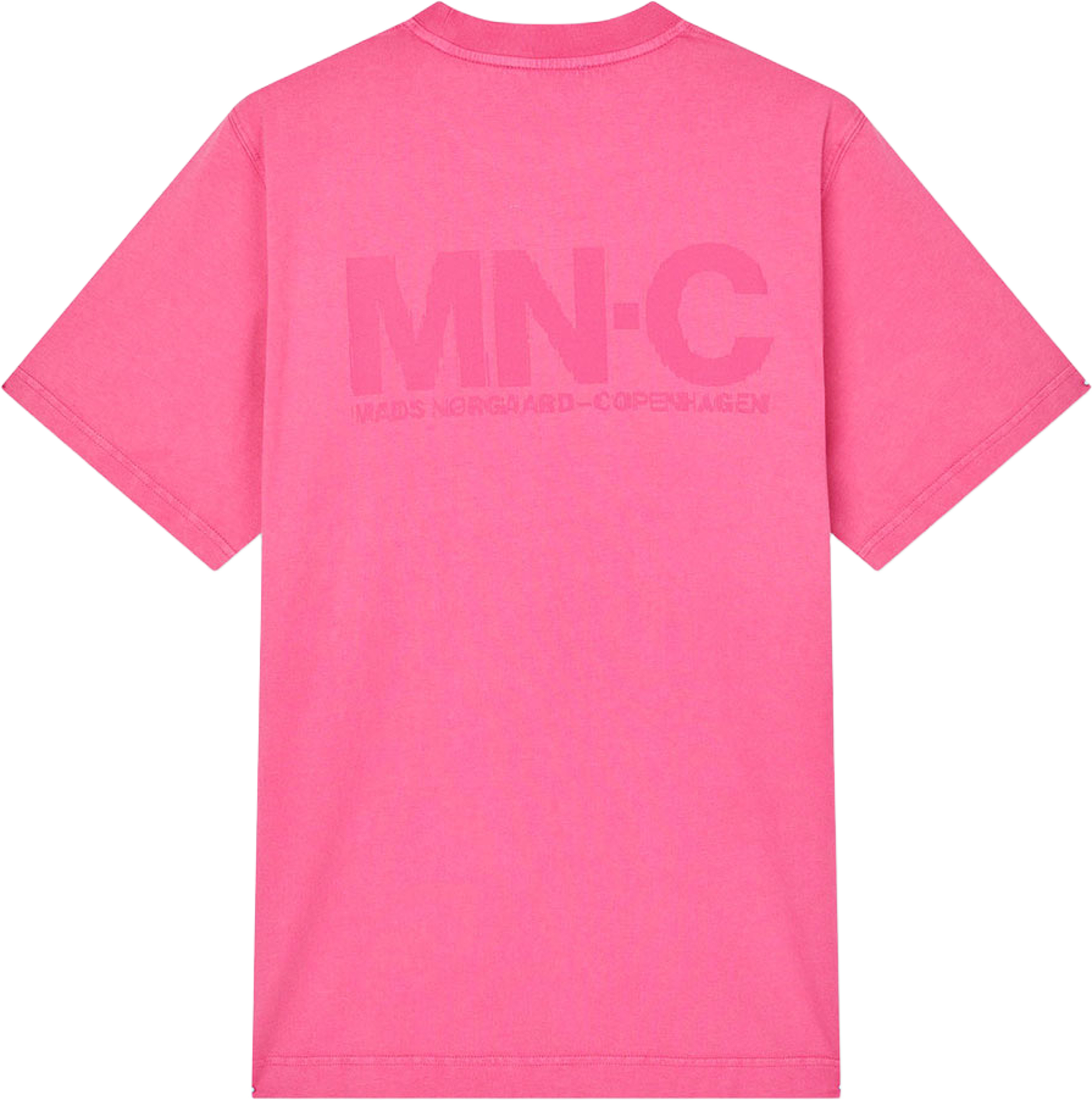 Cotton Jersey Frode MNC Tee, från Mads Nørgaard, i färgen Raspberry Rose. Klicka för att öppna bilden i stort format