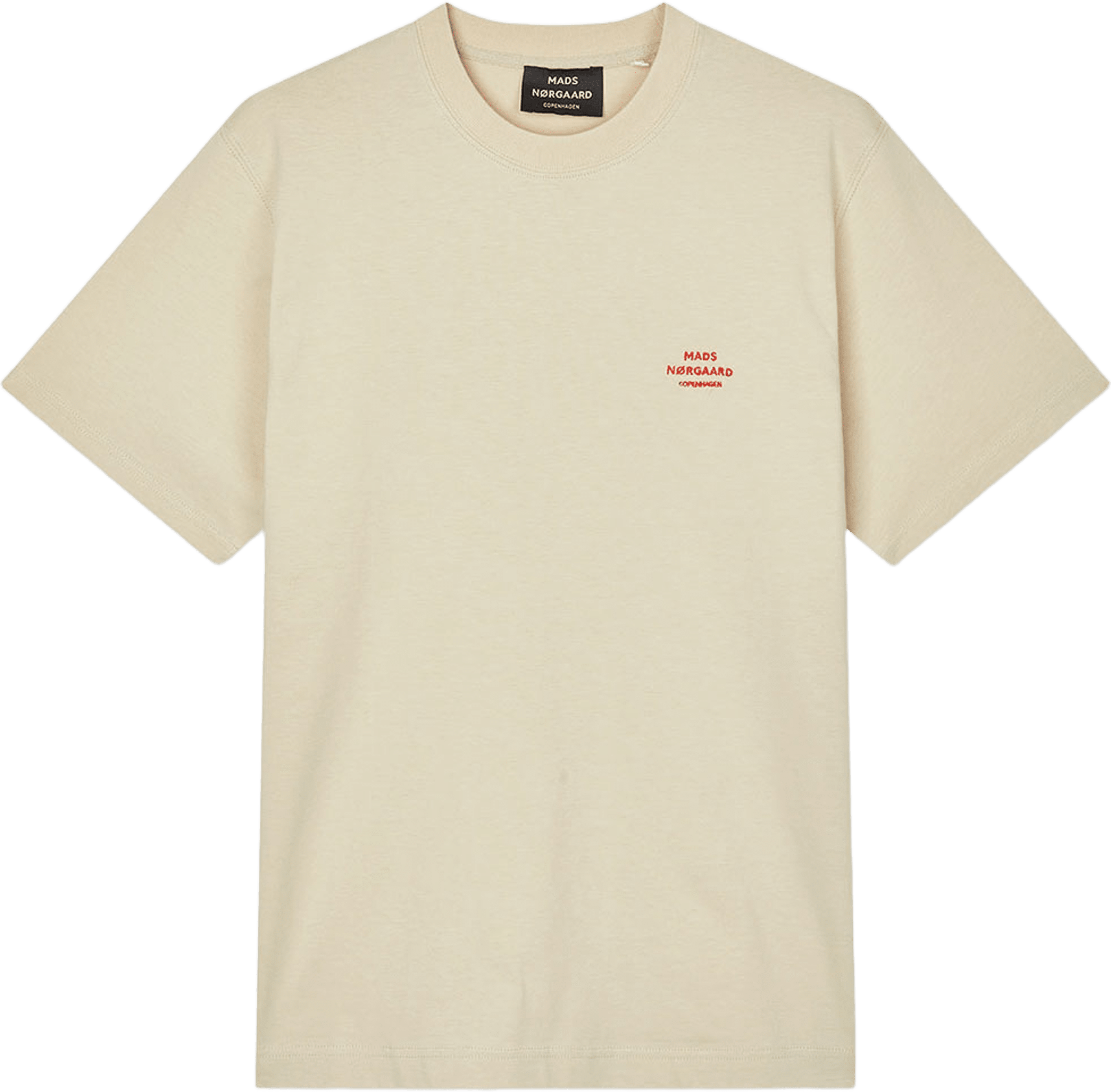 Cotton Jersey Frode Logo Tee FAV, från Mads Nørgaard, i färgen Castle Wall. Klicka för att öppna bilden i stort format