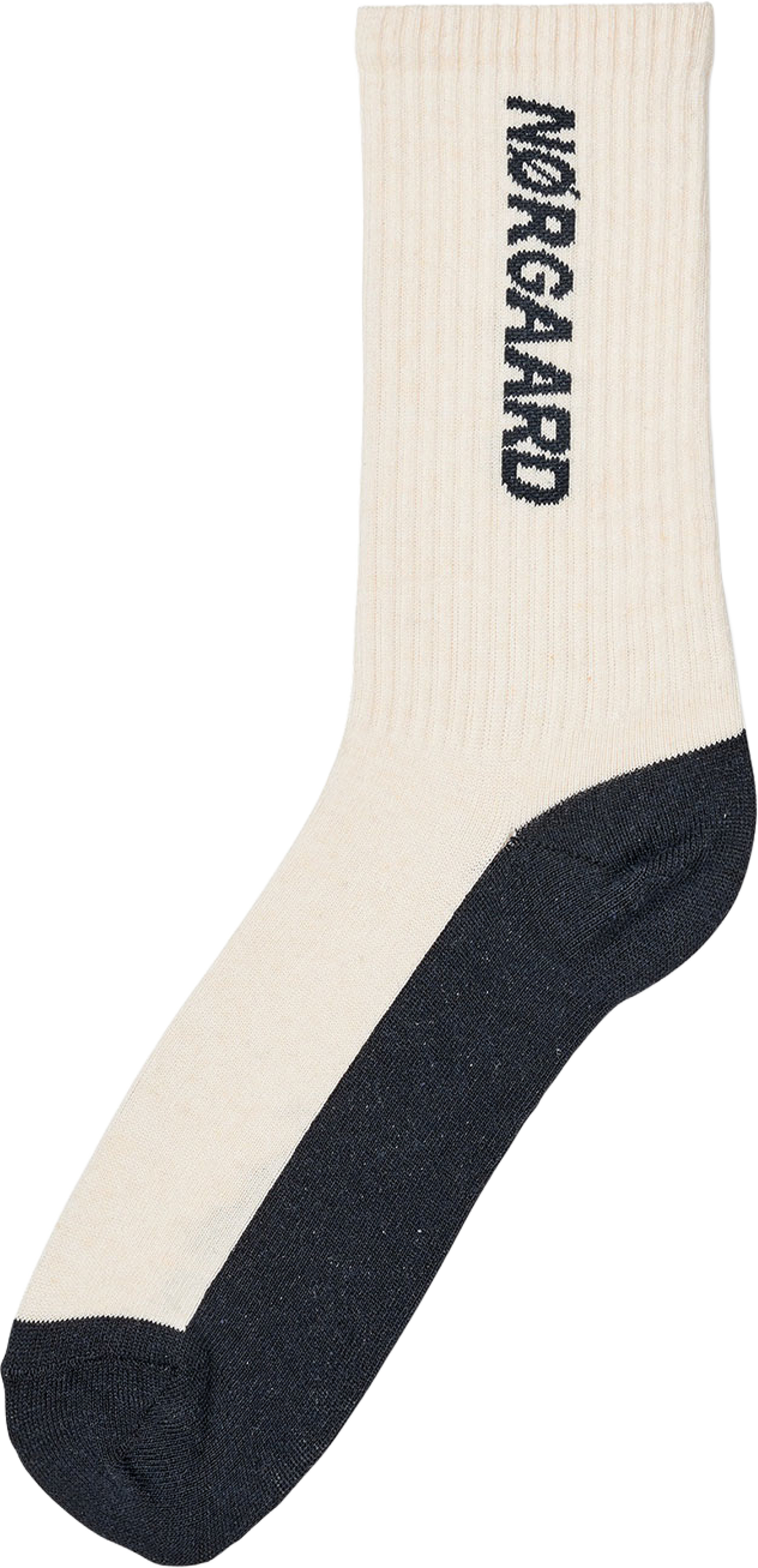 Sock Box Logo Stepper, från Mads Nørgaard, i färgen Sock Box Mix. Klicka för att öppna bilden i stort format