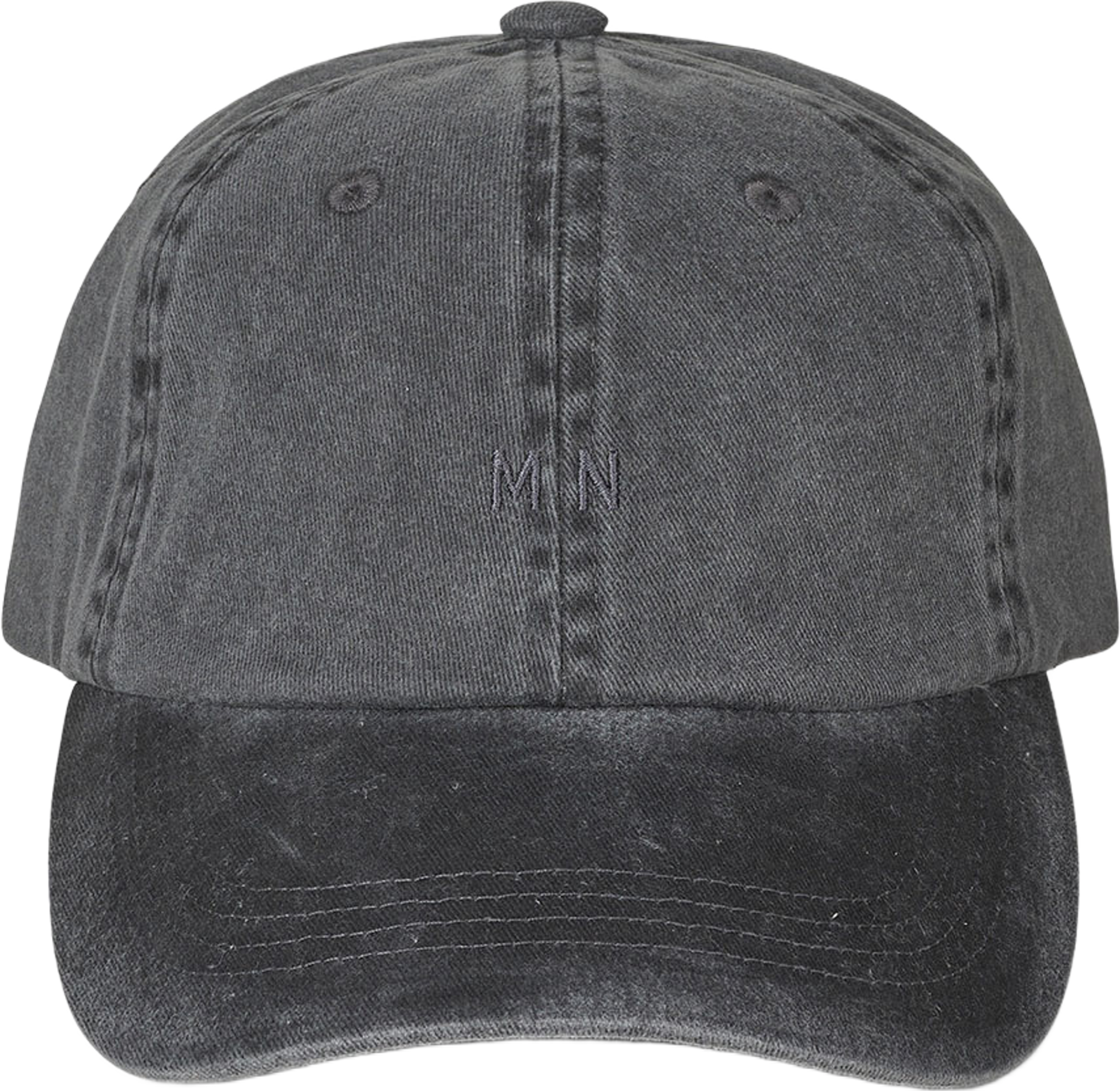 Washed Cotton Twill Coal Cap, från Mads Nørgaard, i färgen Washed Black. Klicka för att öppna bilden i stort format