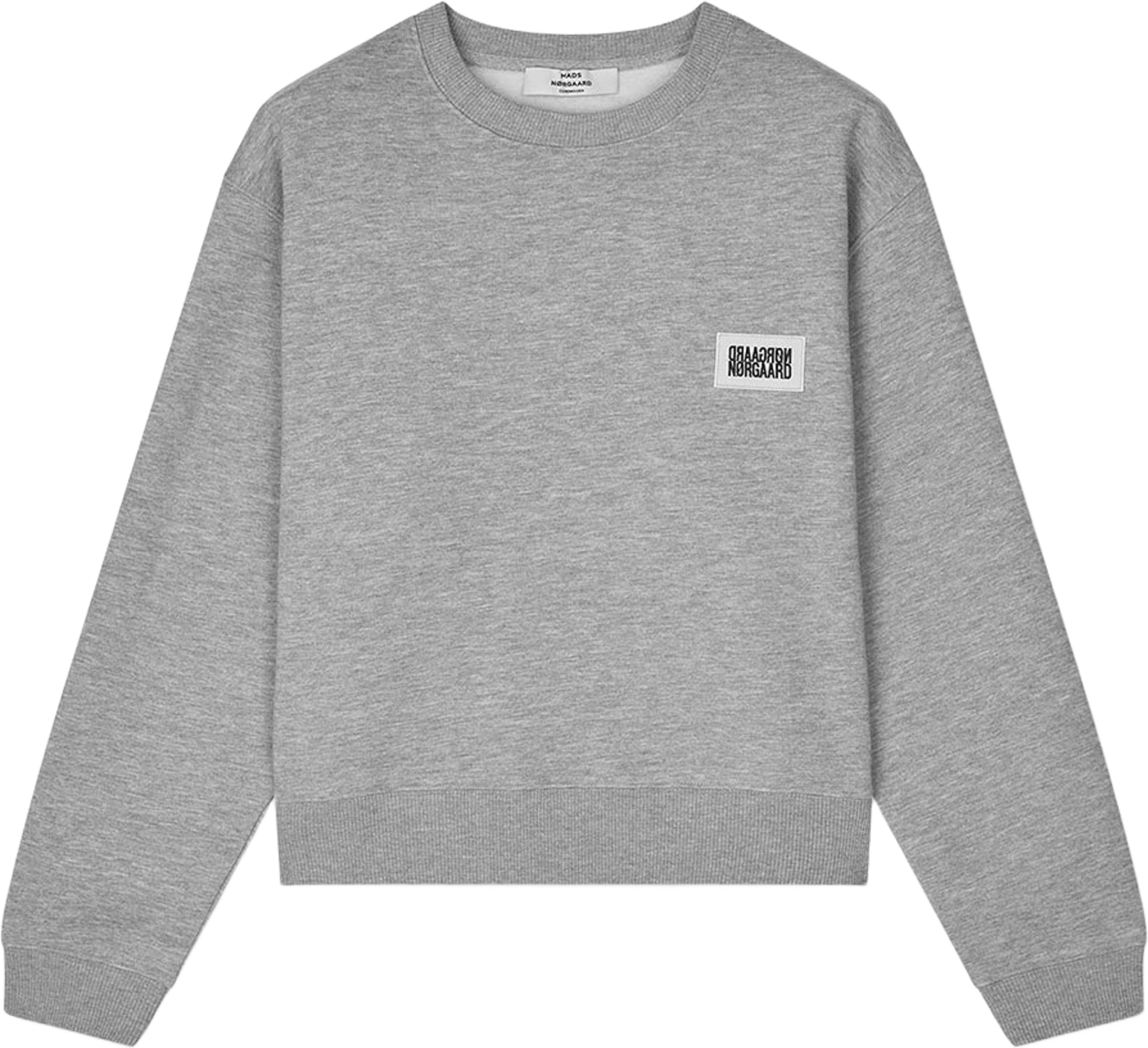 Standard Taylor Sweatshirt, från Mads Nørgaard, i färgen Grey Melange. Klicka för att öppna bilden i stort format