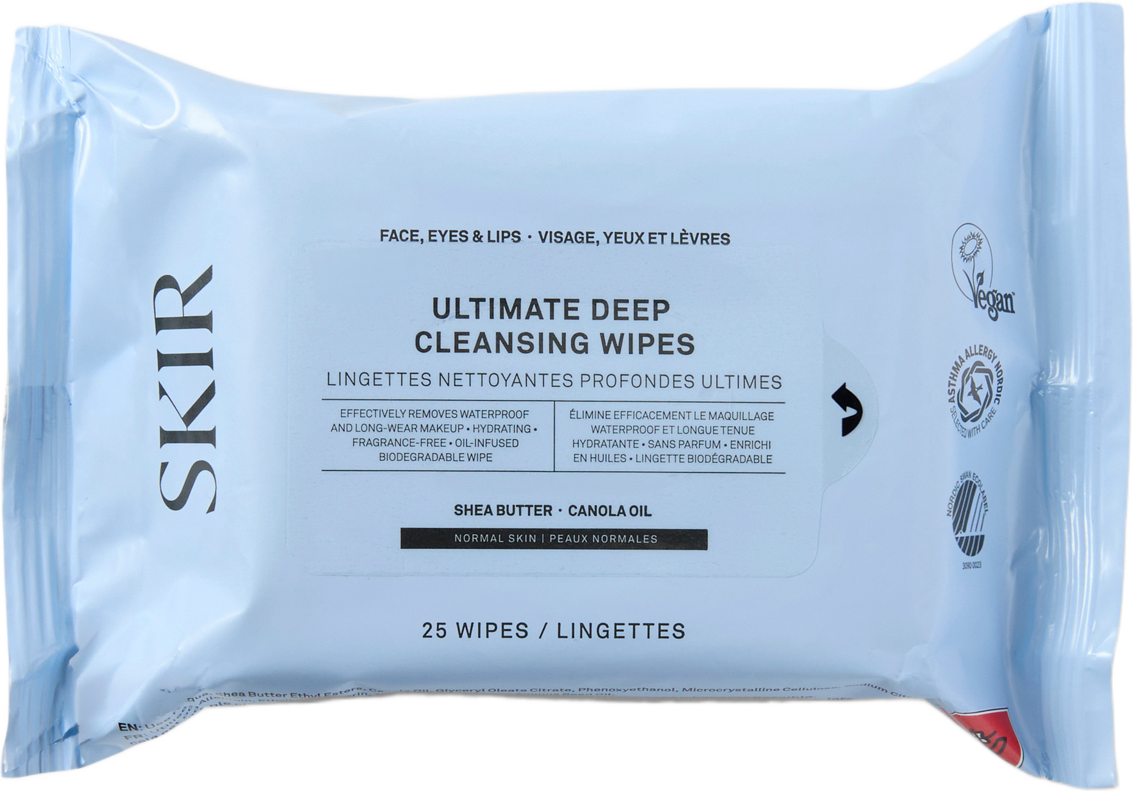 Ultimate Deep Cleansing Wipes, från Skir. Klicka för att öppna bilden i stort format