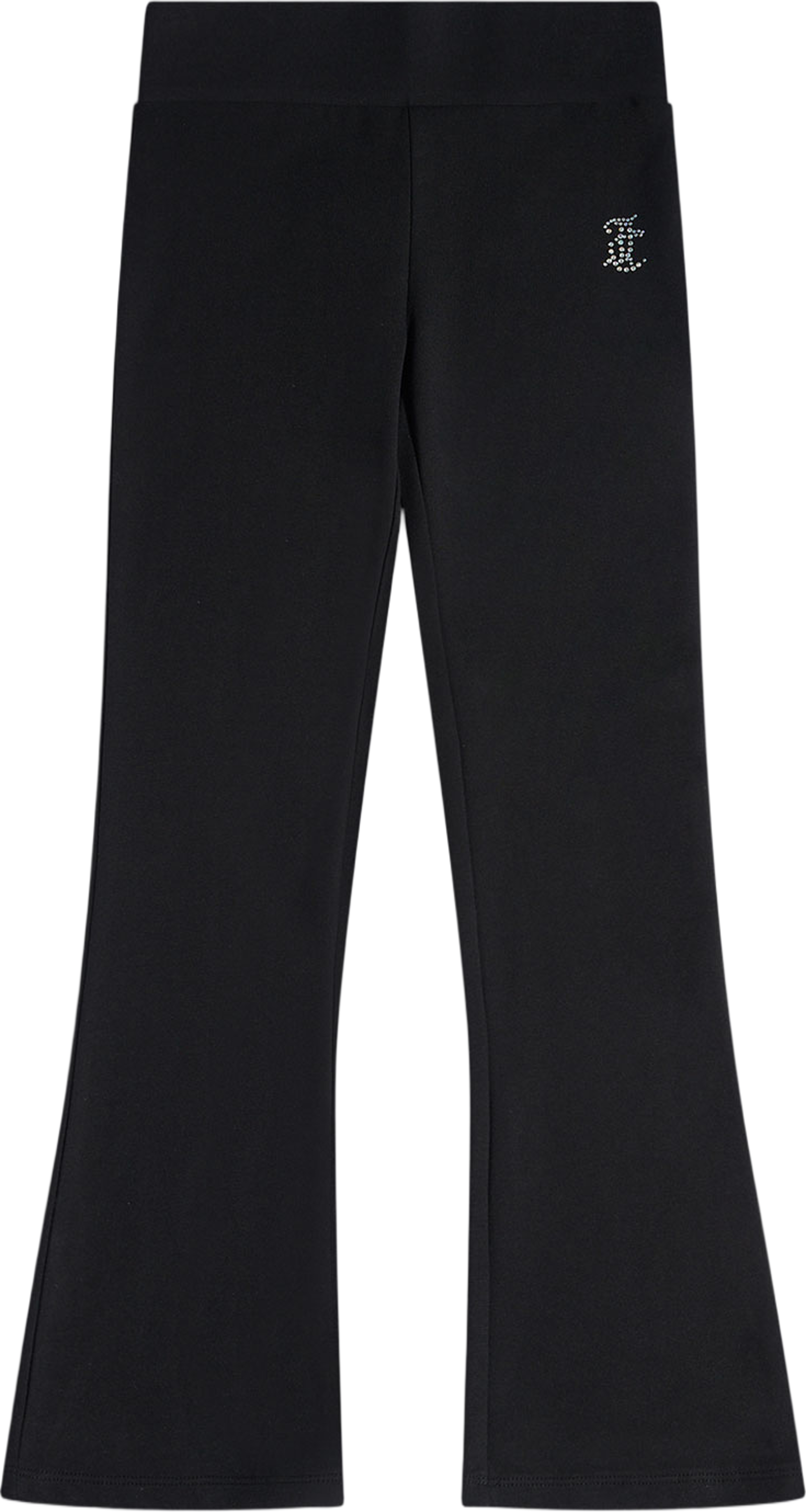 TURN OVER WAIST WITH BACK GRAPHIC LEGGINGS, från Juicy Couture, i färgen Black. Klicka för att öppna bilden i stort format
