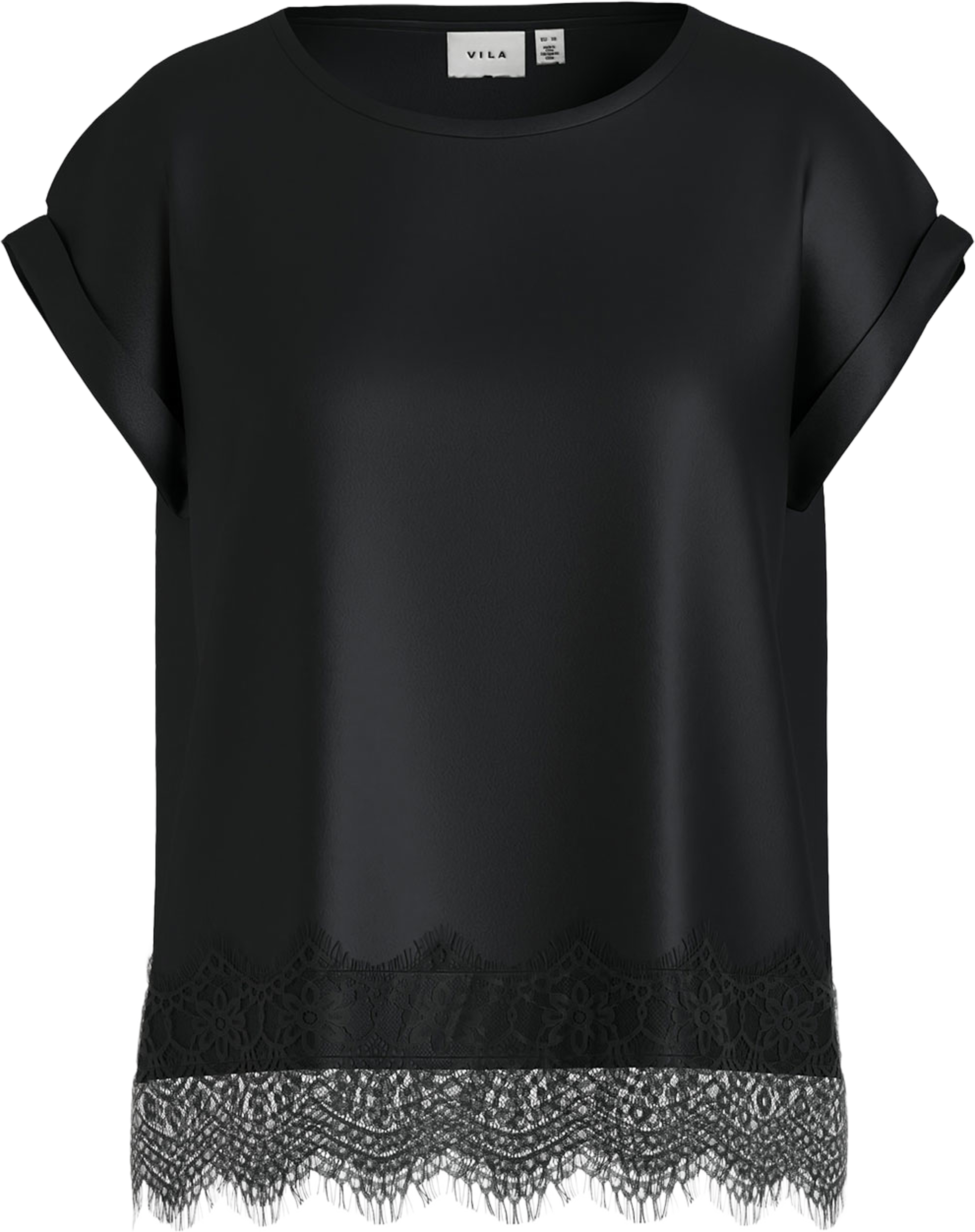 VIELLETTE Spetstopp, från Vila, i färgen Black Beauty. Klicka för att öppna bilden i stort format