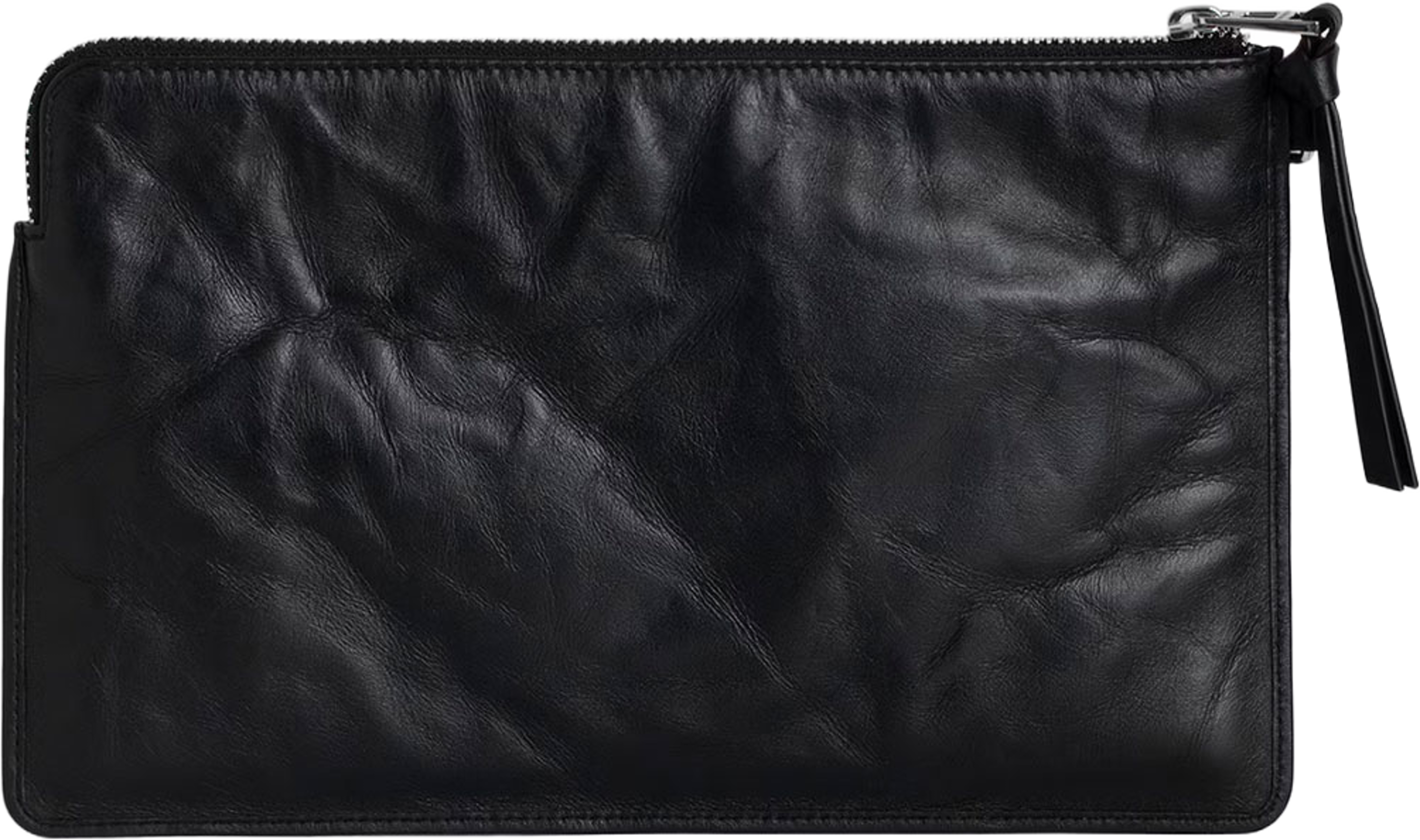 ANGEL POUCH GRAINED LEATHER, från Zadig & Voltaire, i färgen Black. Klicka för att öppna bilden i stort format