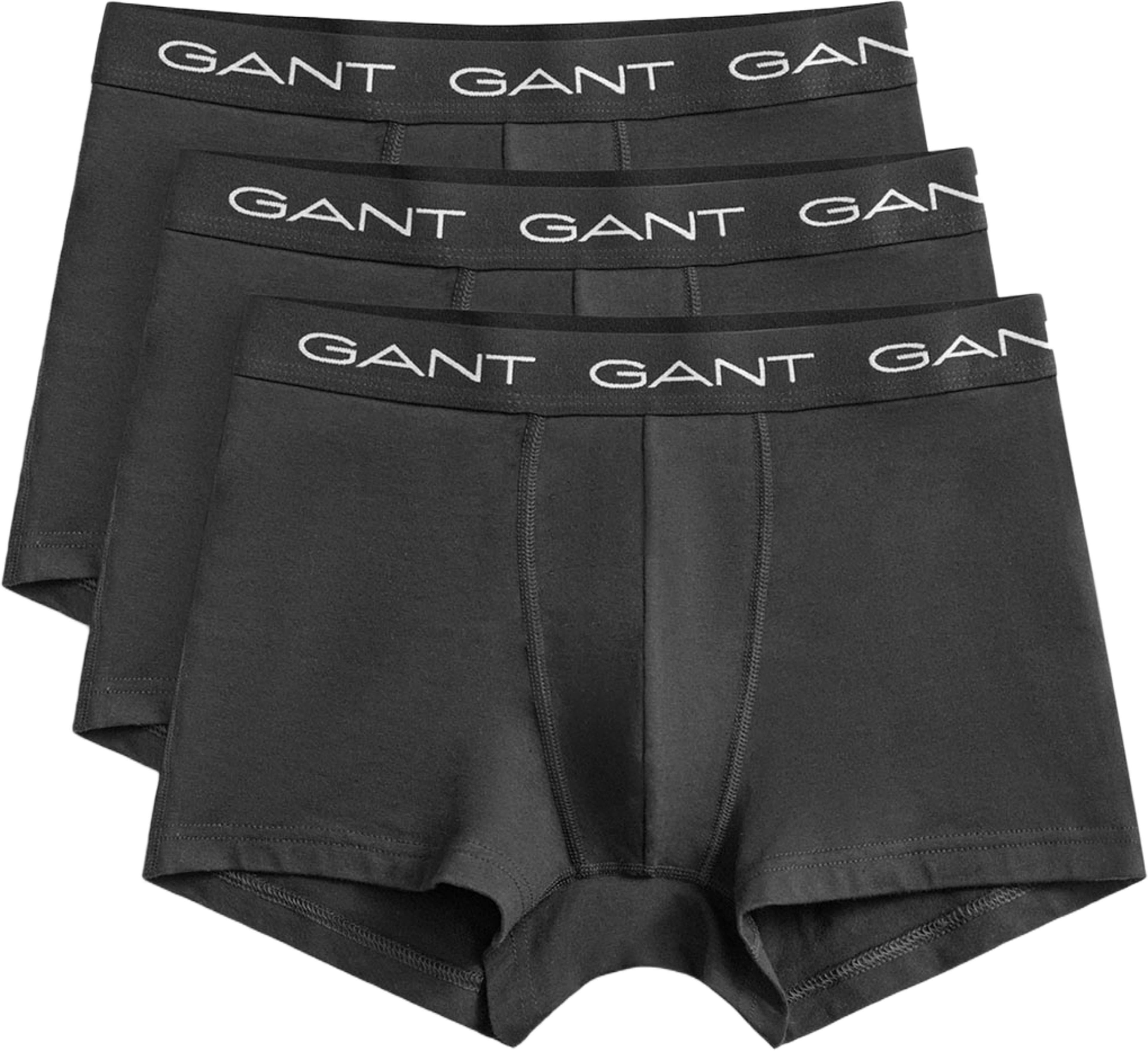 Trunks 3-Pack, från GANT, i färgen Black. Klicka för att öppna bilden i stort format