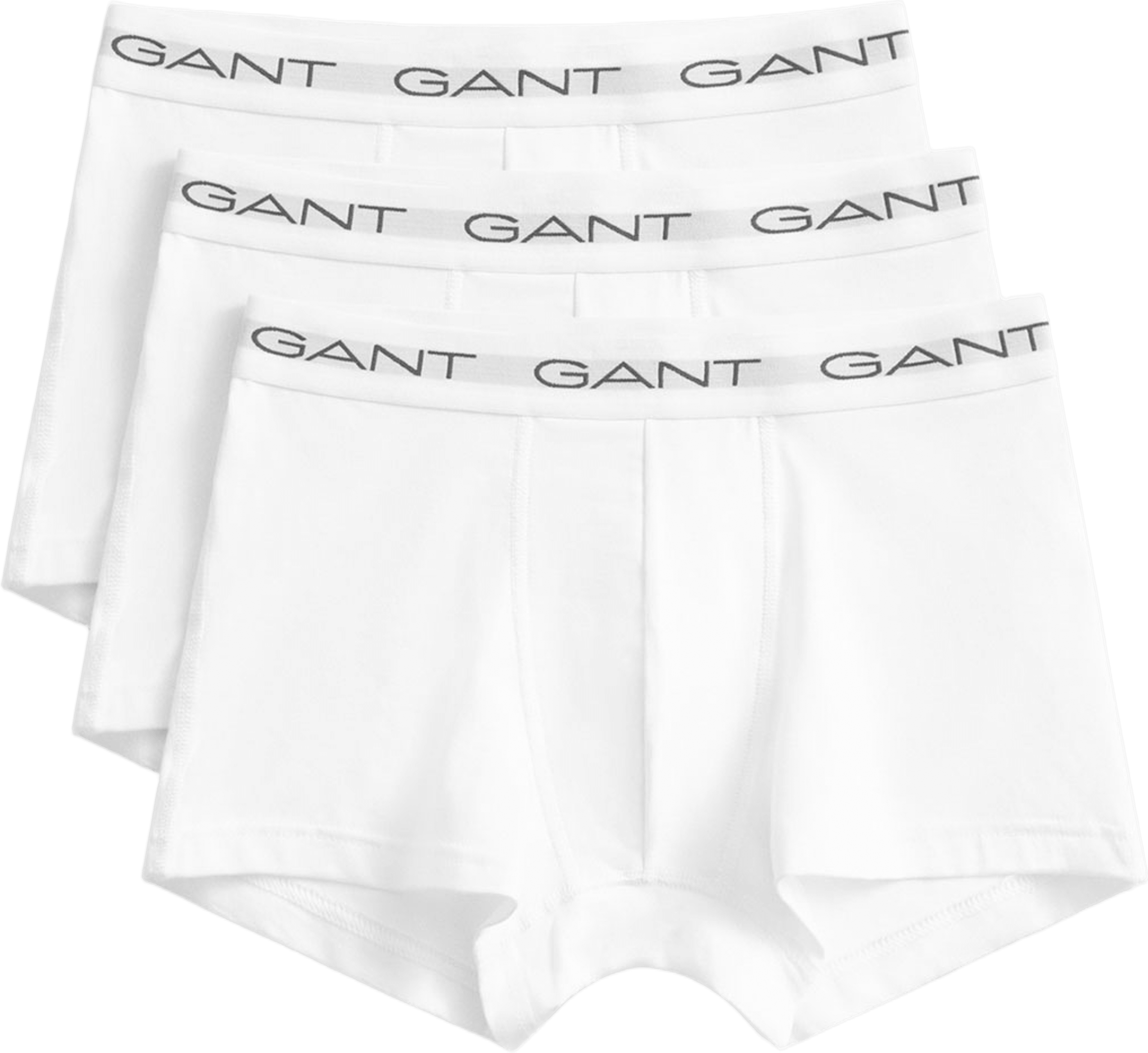 Trunks 3-Pack, från GANT, i färgen White. Klicka för att öppna bilden i stort format