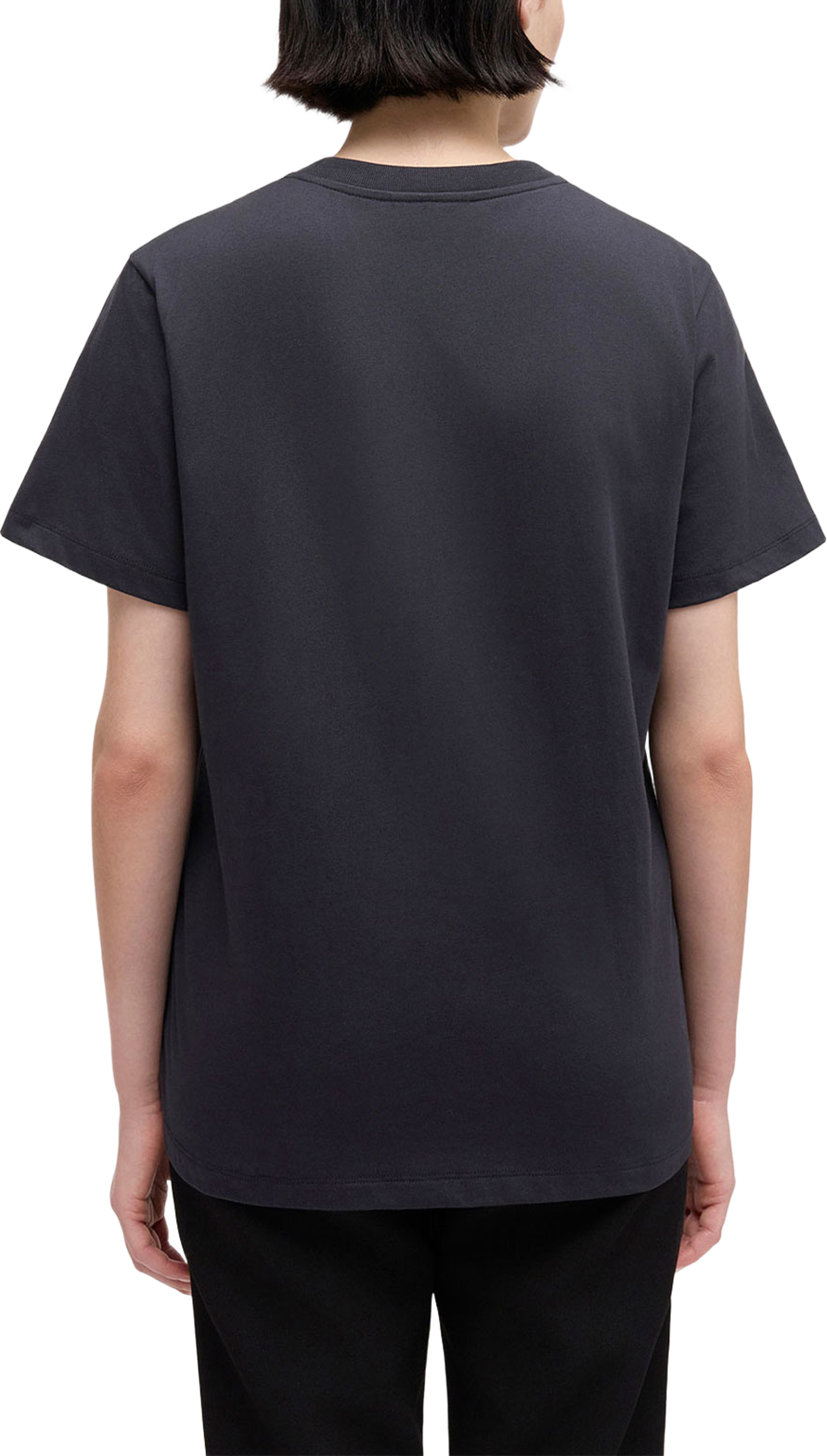 Basic Cotton Jersey T-shirt, från GANNI, i färgen Phantom. Klicka för att öppna bilden i stort format