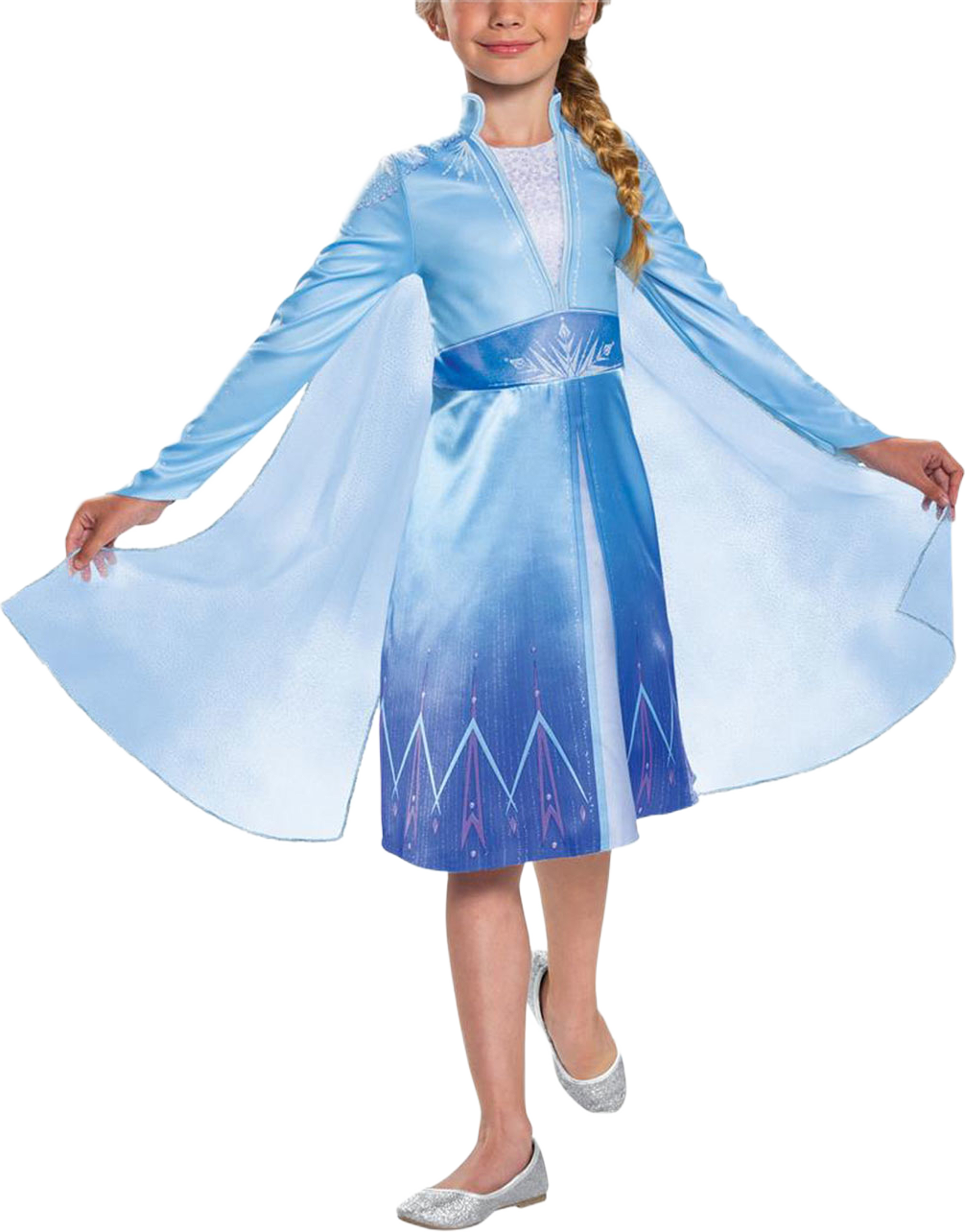 Frozen klänning Elsa (XS), från Disney. Klicka för att öppna bilden i stort format