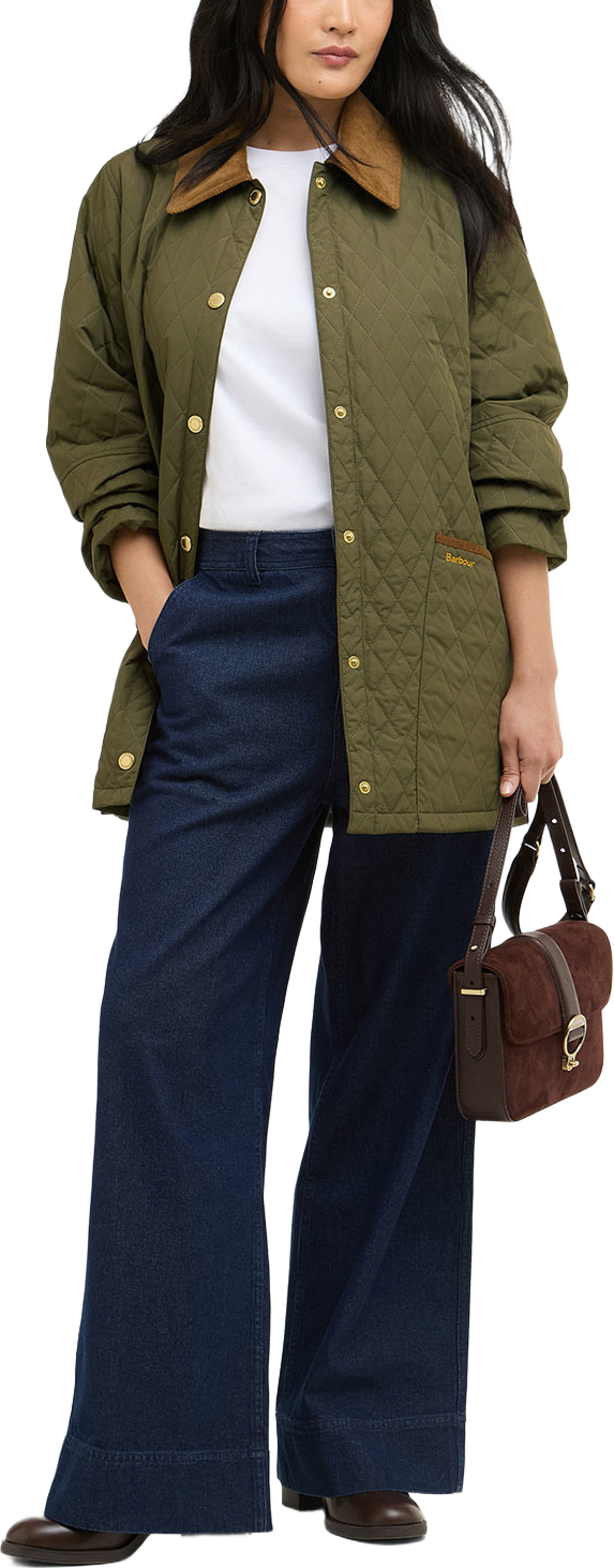 Barbour Goldmire Quilt, från Barbour, i färgen Ivy Green /Ancient. Klicka för att öppna bilden i stort format