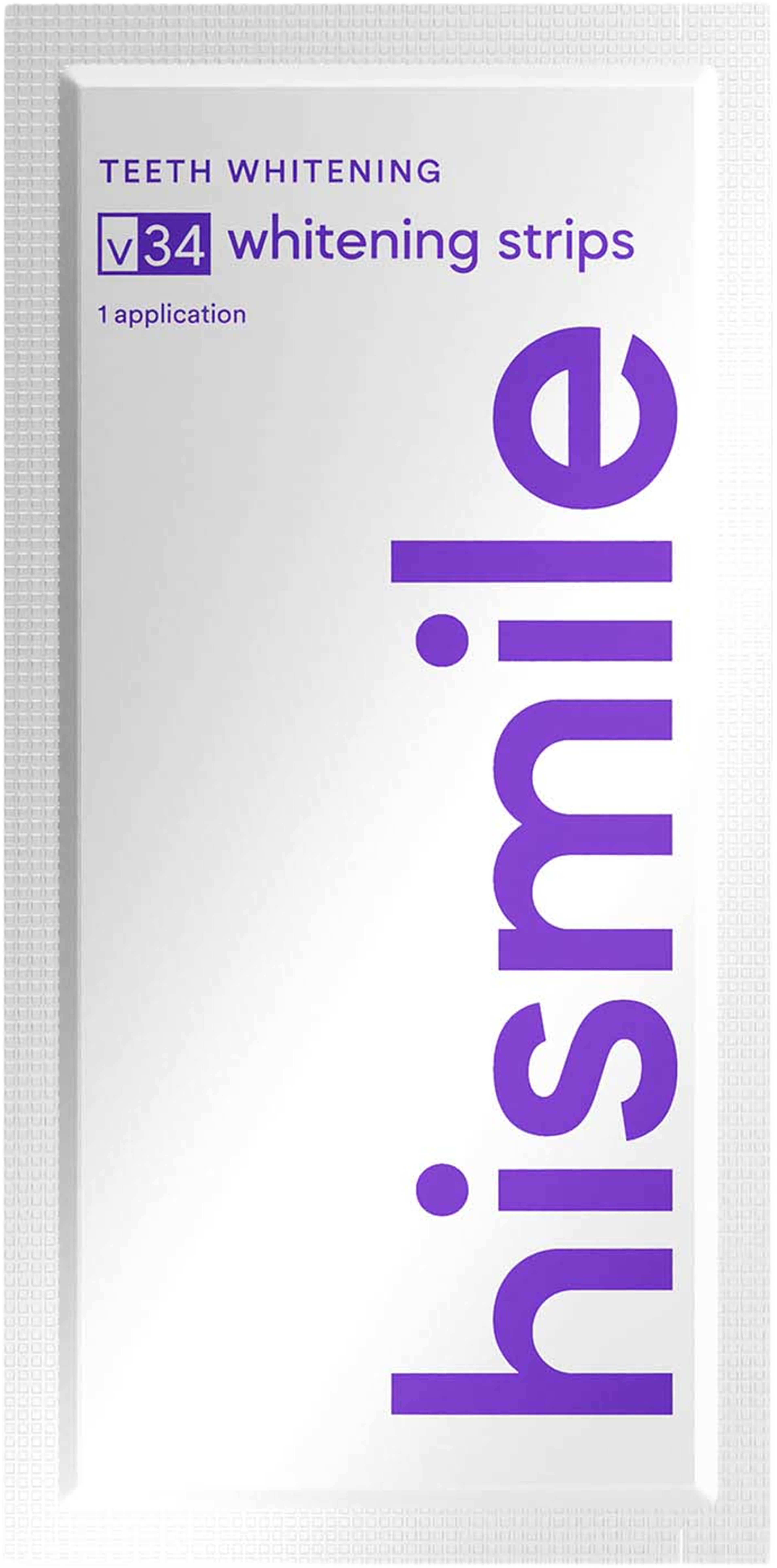 V34 Teeth Whitening Strips, från Hismile. Klicka för att öppna bilden i stort format