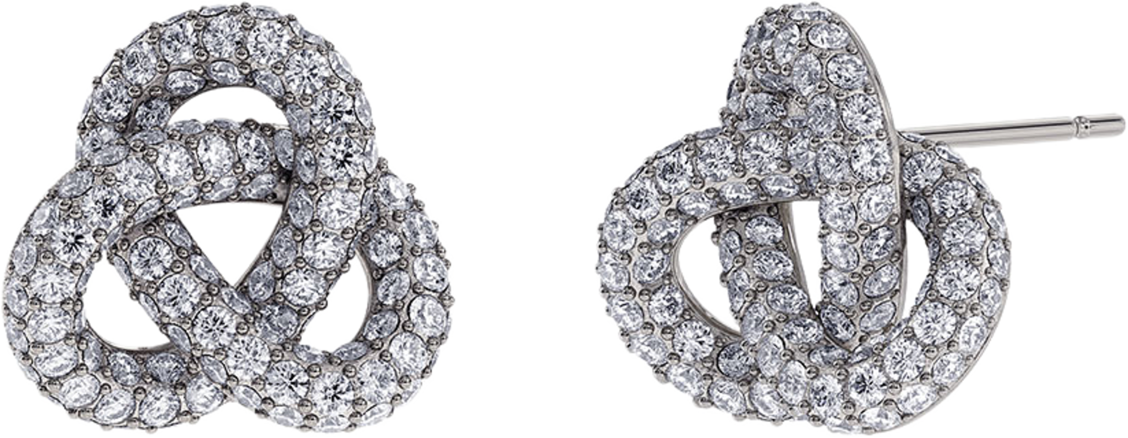 Infinity Knot Sparkle Studs L Steel, från Edblad, i färgen Steel. Klicka för att öppna bilden i stort format