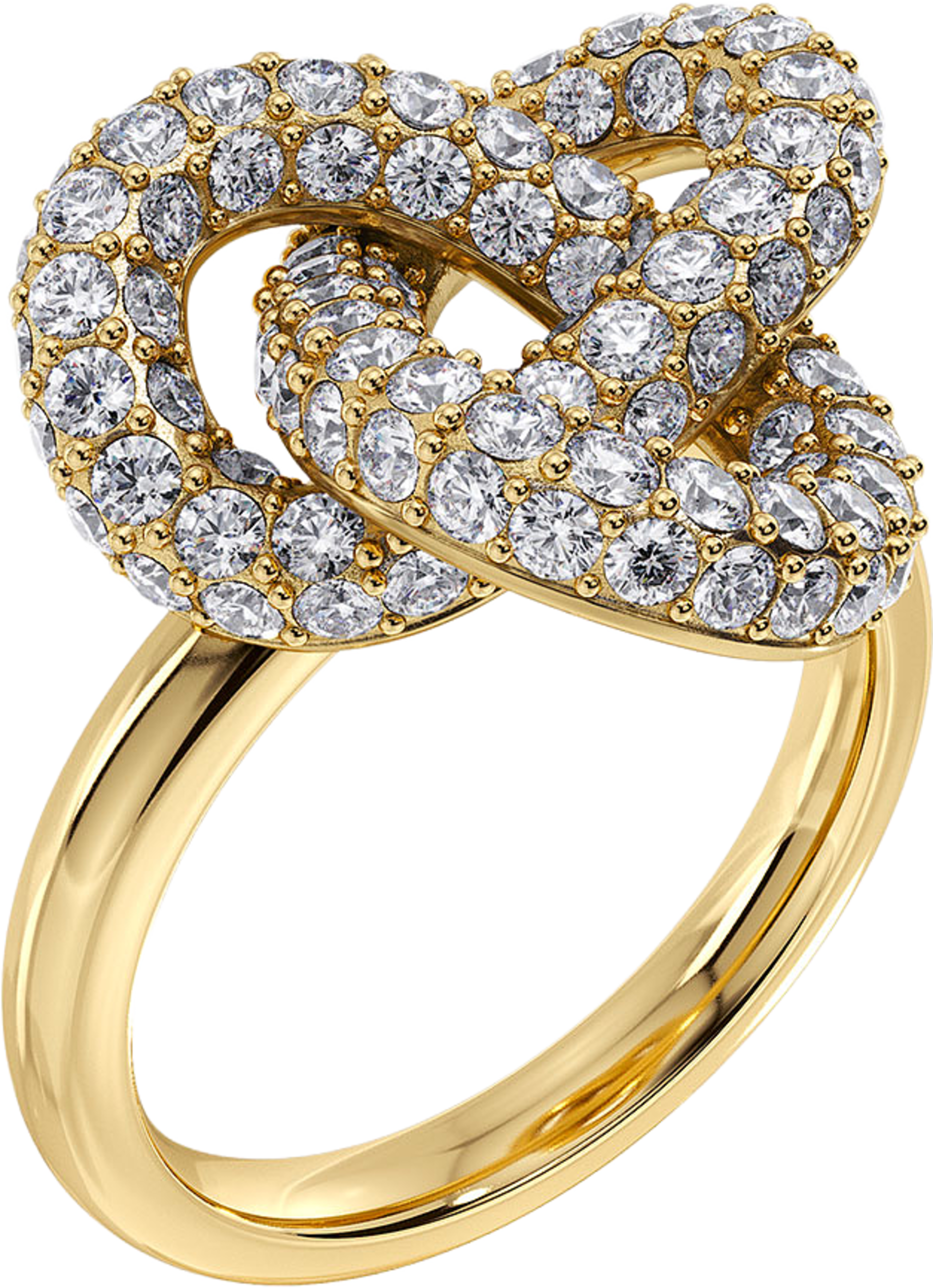 Infinity Knot Sparkle Ring L Gold, från Edblad, i färgen Gold. Klicka för att öppna bilden i stort format