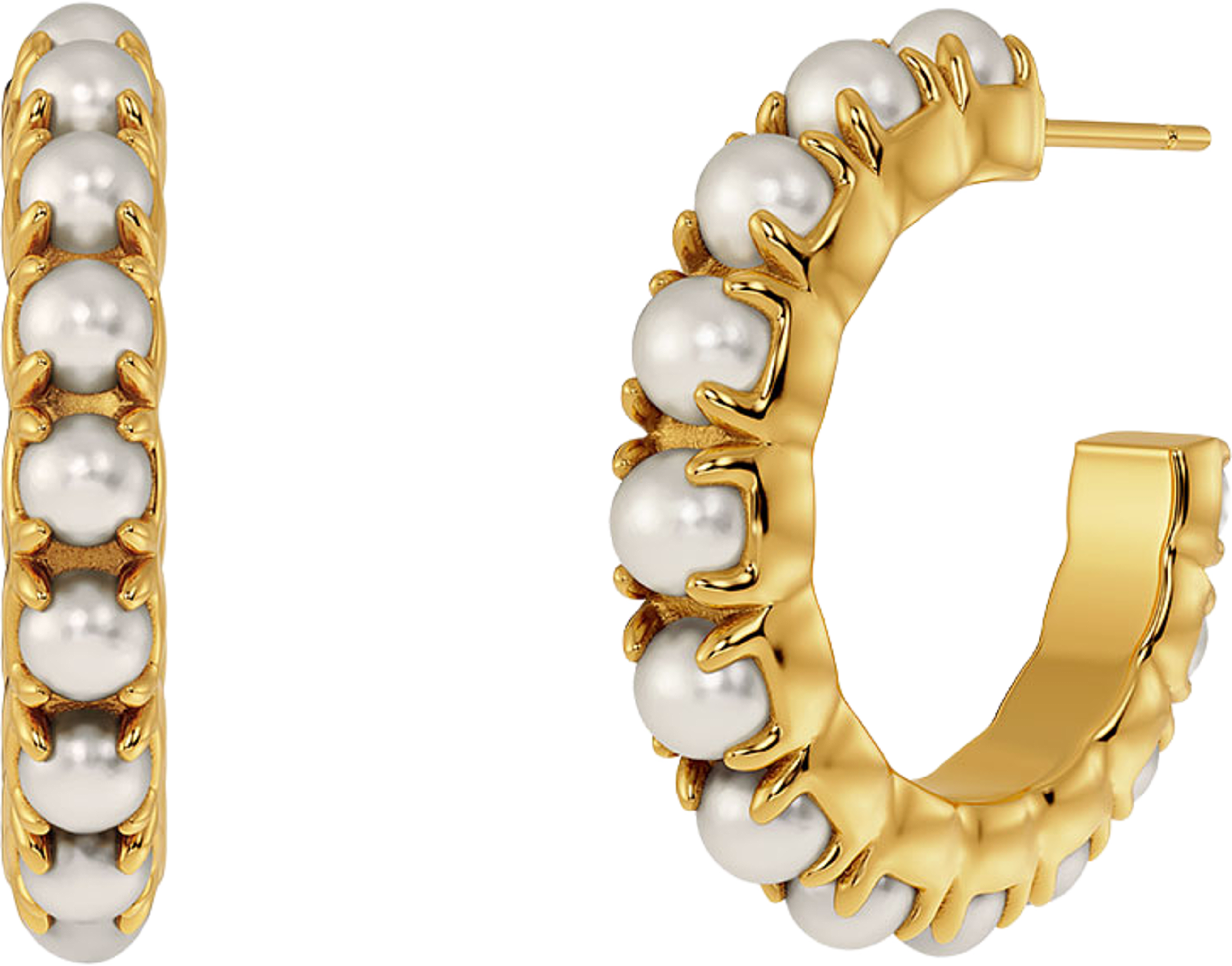 Lilo Hoops L Gold, från Edblad, i färgen Gold. Klicka för att öppna bilden i stort format