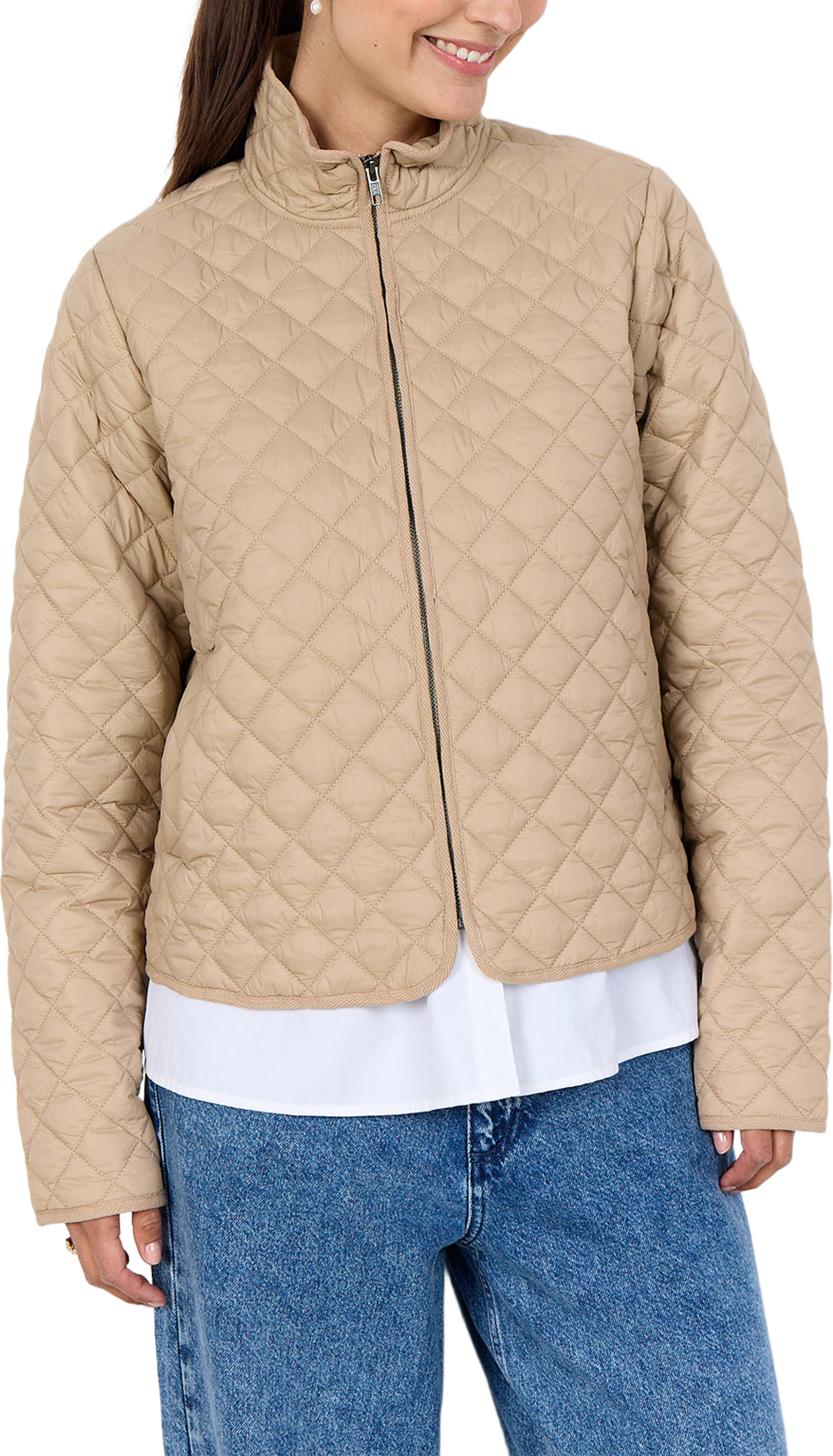 Sc-Benete 2 Jacket, från Soyaconcept, i färgen Camel. Klicka för att öppna bilden i stort format