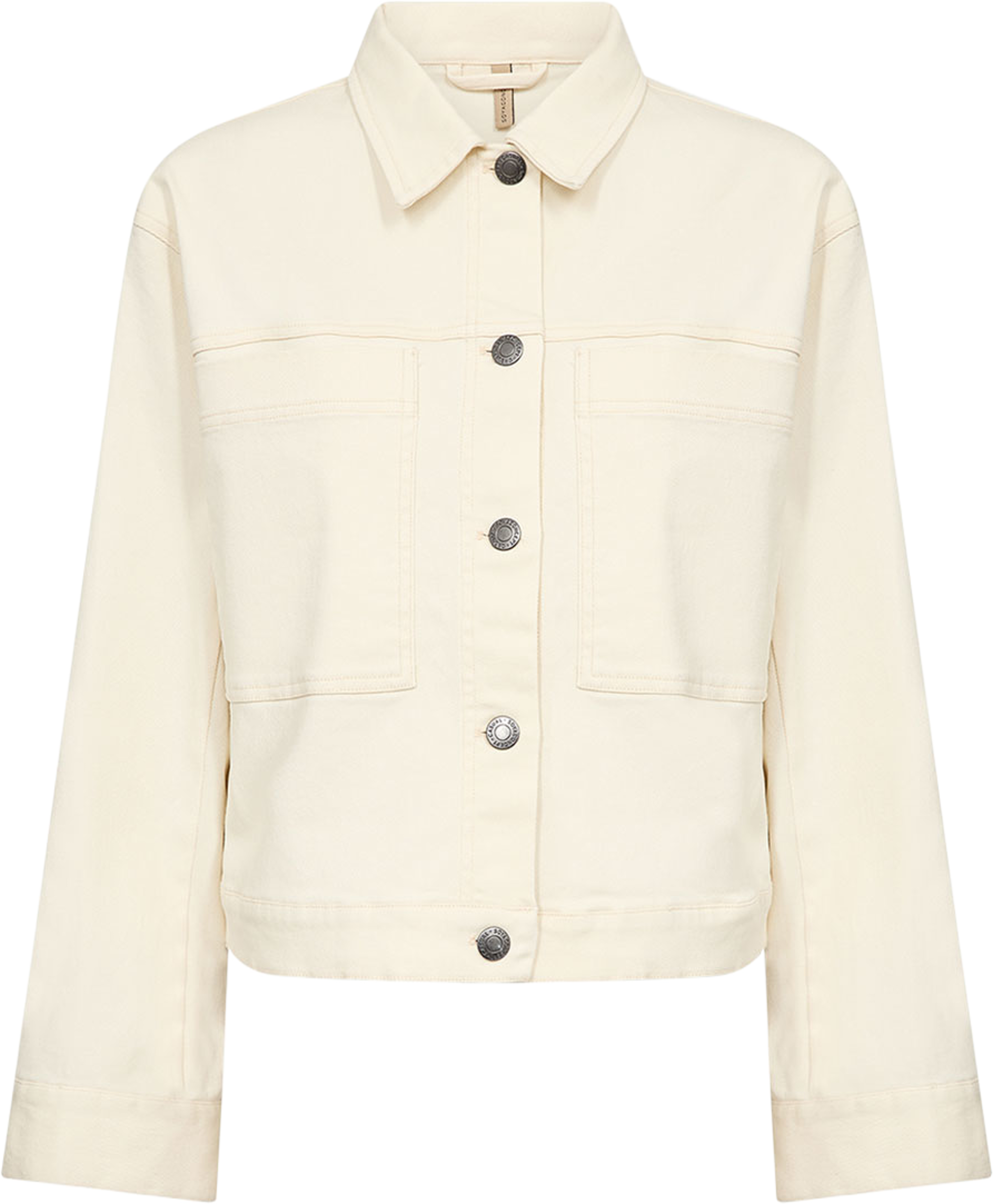 Sc-Bess 1 Jacket, från Soyaconcept, i färgen Cream. Klicka för att öppna bilden i stort format