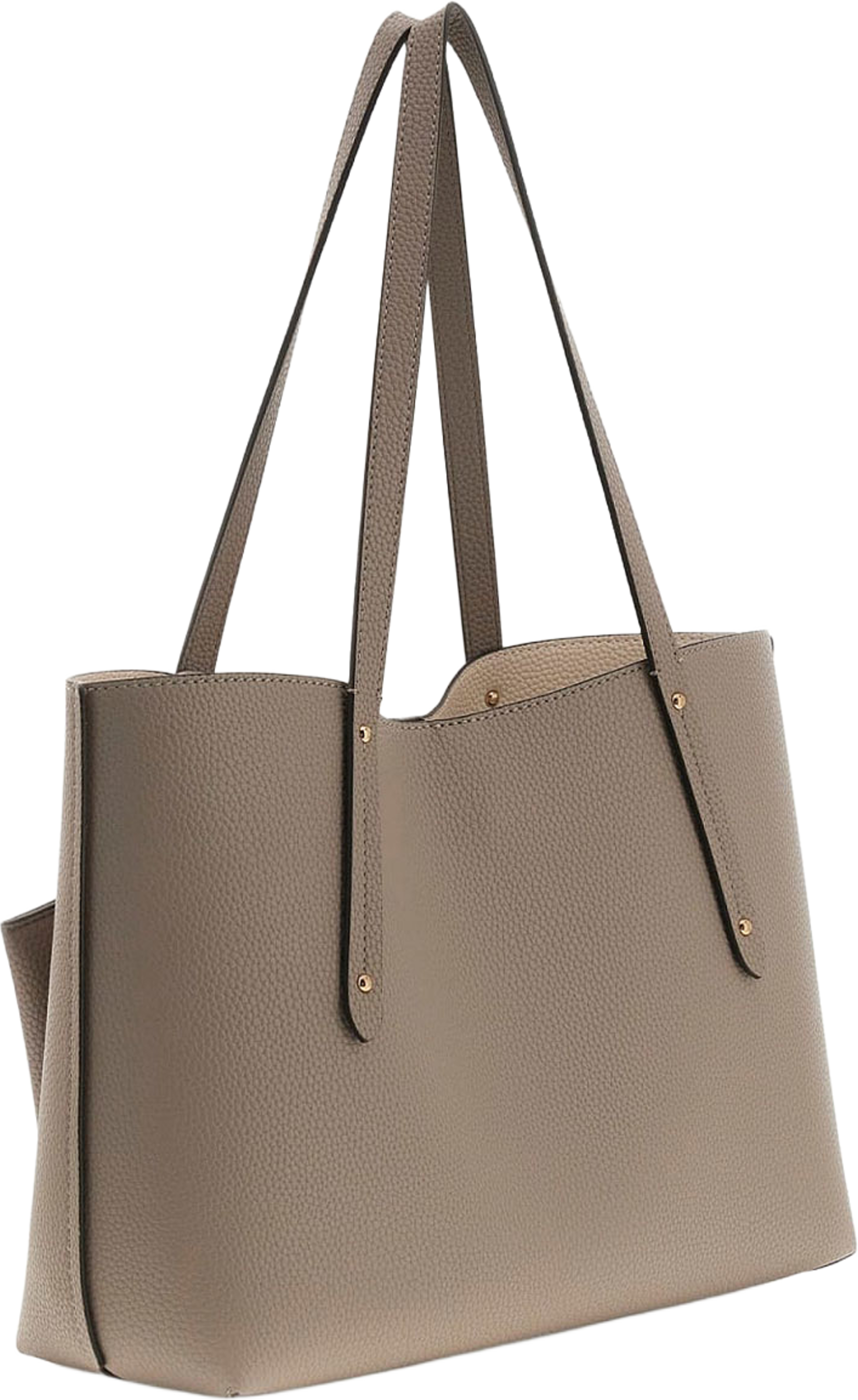 BRENTON TOTE, från Guess, i färgen Dark Taupe. Klicka för att öppna bilden i stort format