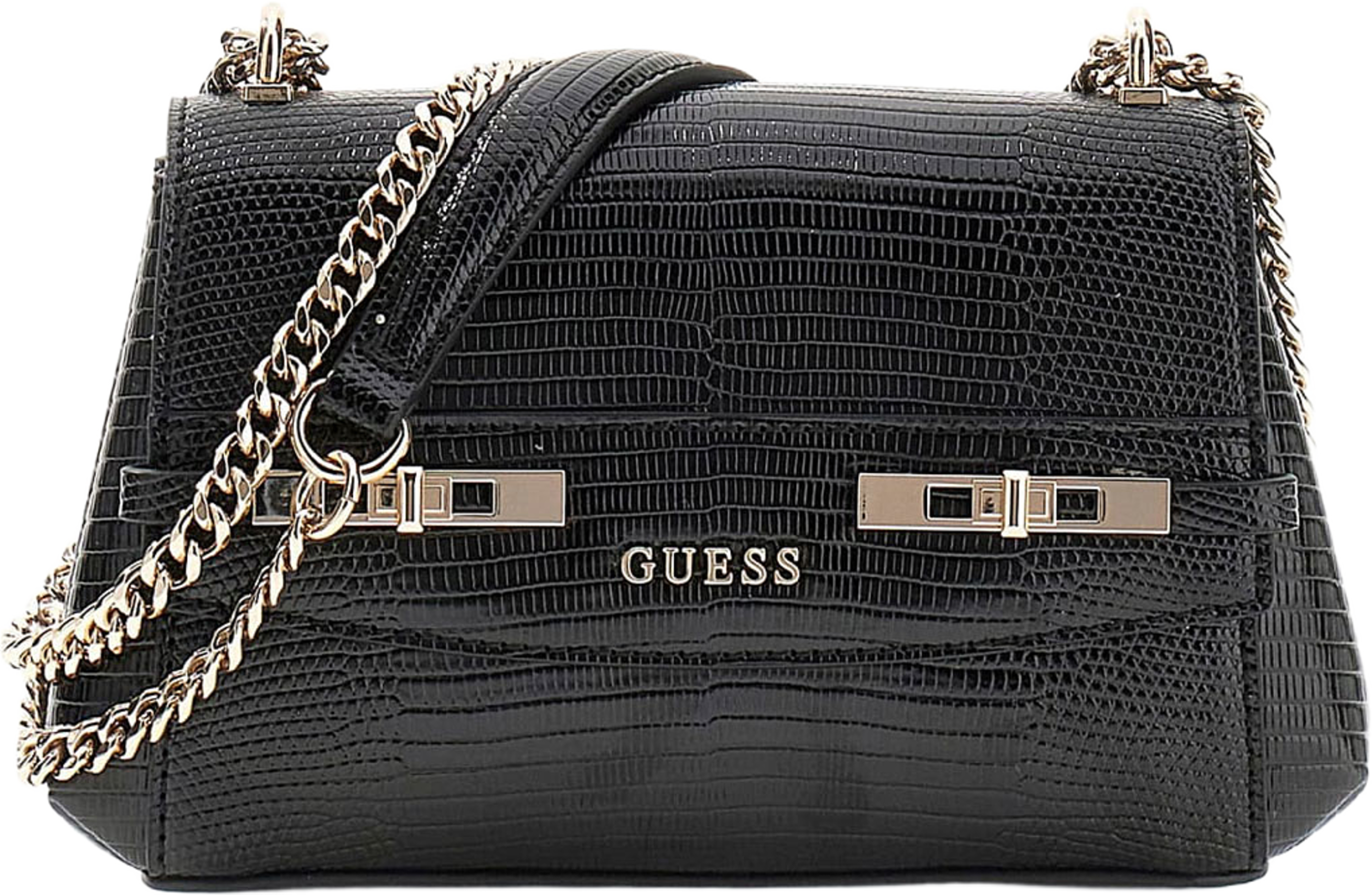 MELINDA MINI CNVRTBL XBDY FLAP, från Guess, i färgen Black. Klicka för att öppna bilden i stort format