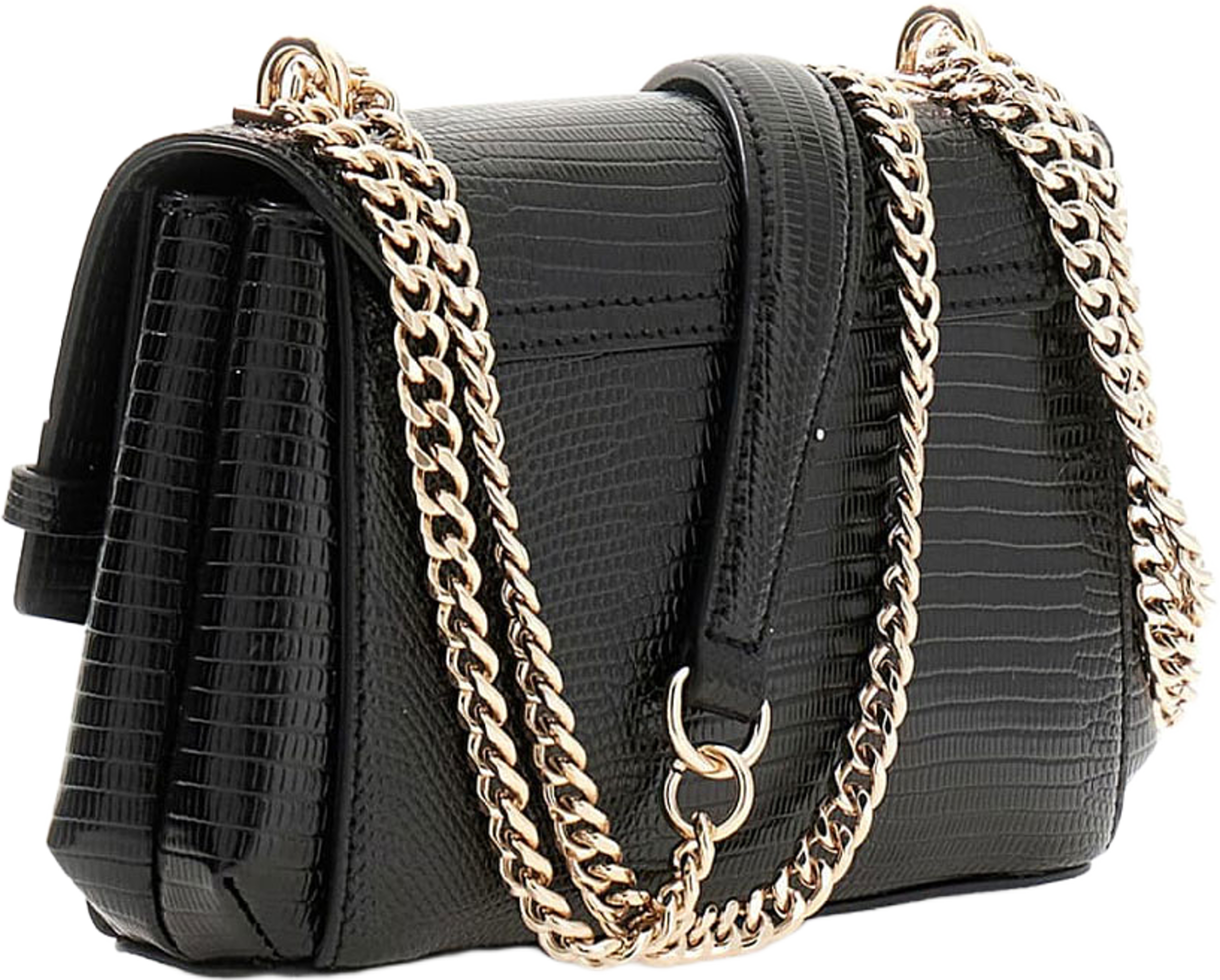 MELINDA MINI CNVRTBL XBDY FLAP, från Guess, i färgen Black. Klicka för att öppna bilden i stort format