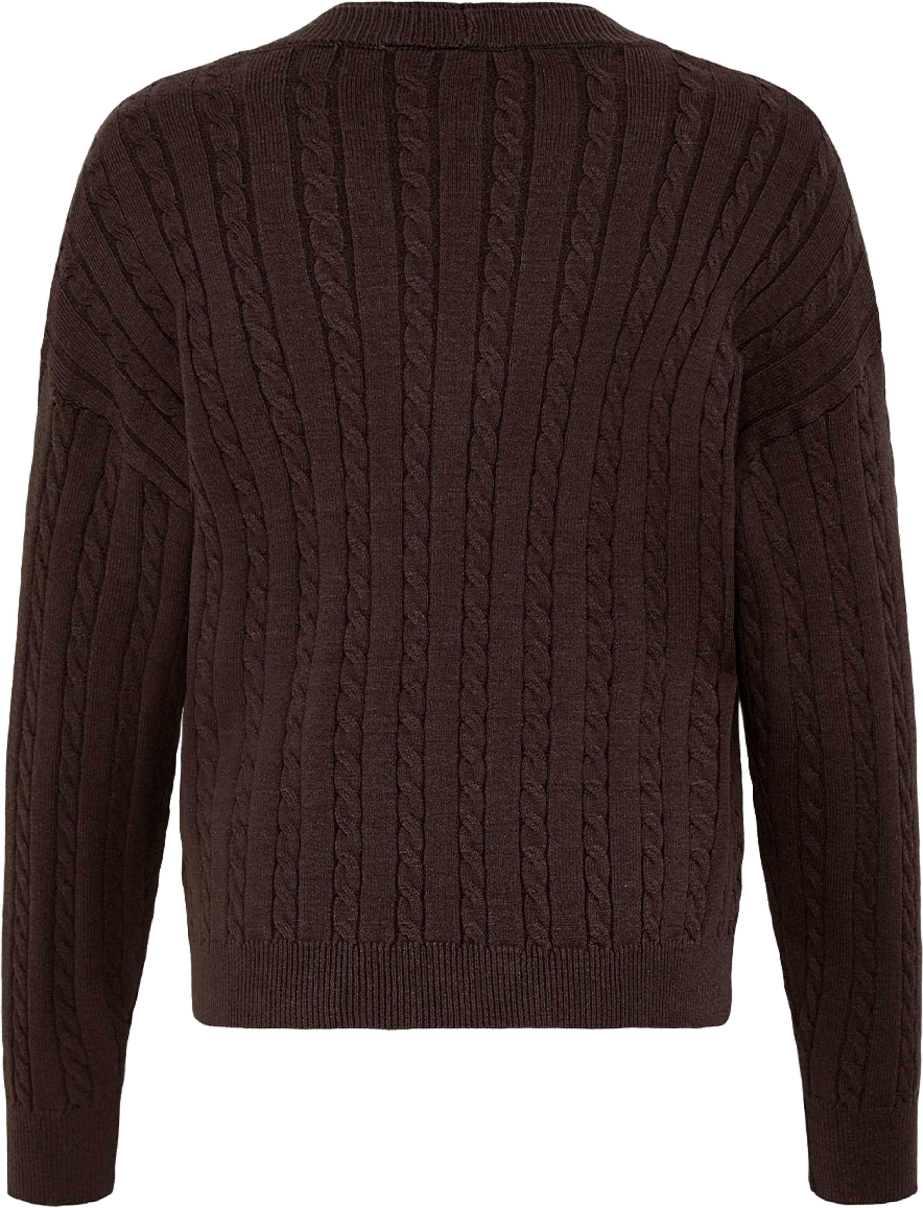 RENEE PU 1 Sweater, från Fransa, i färgen Chocolate Torte. Klicka för att öppna bilden i stort format