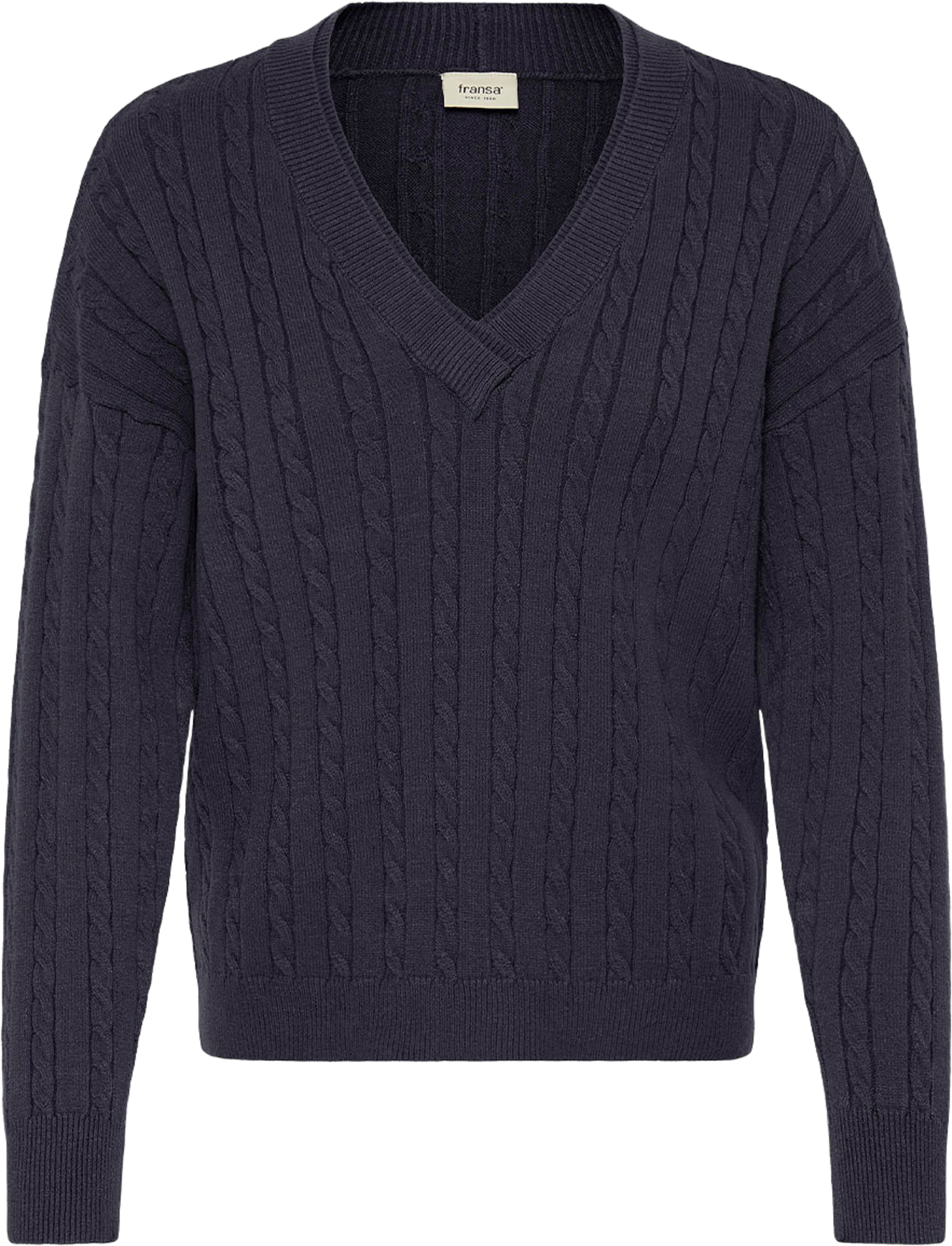 RENEE PU 1 Sweater, från Fransa, i färgen Night Sky. Klicka för att öppna bilden i stort format