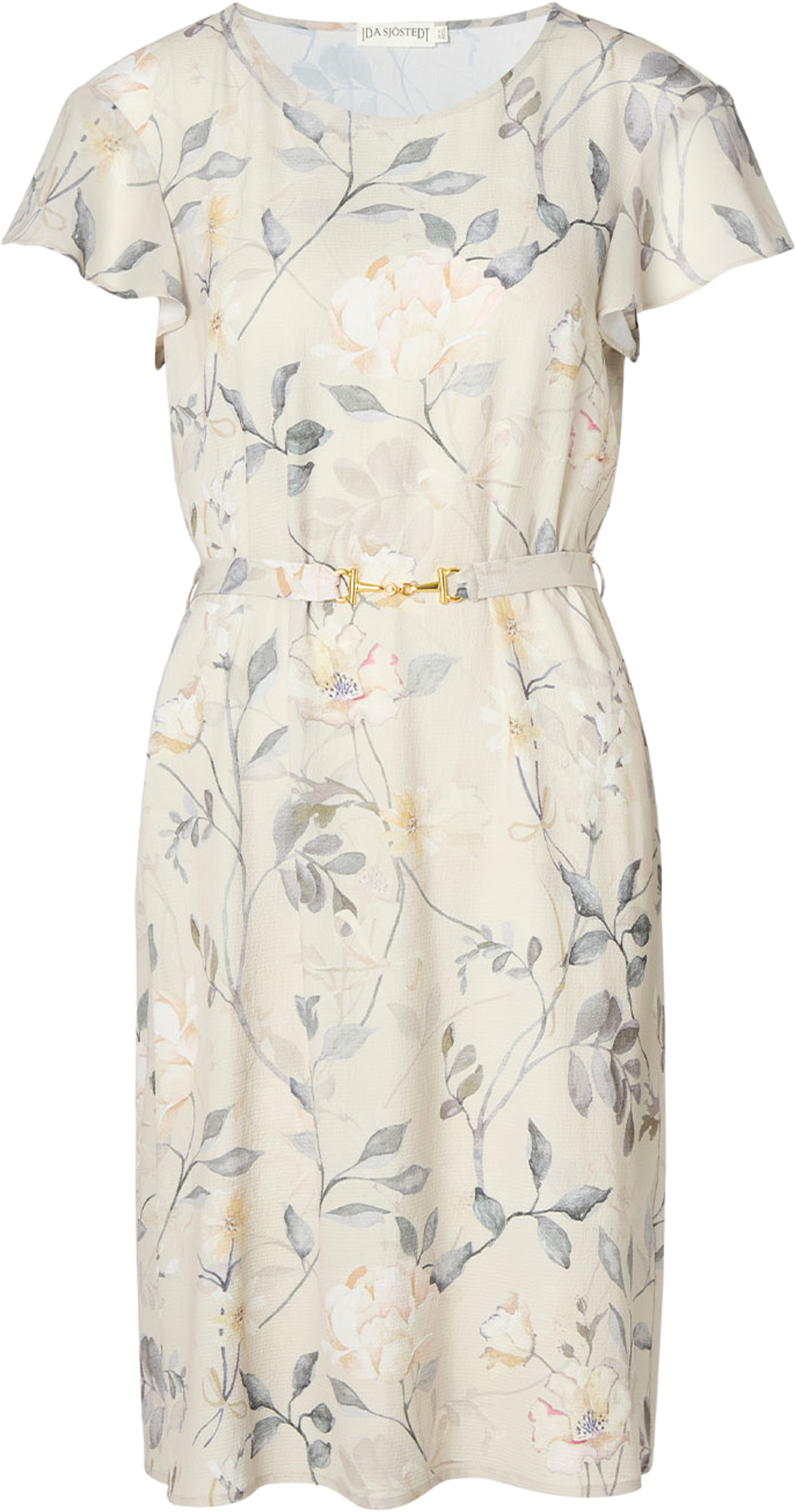 Nadia Dress, från Ida Sjöstedt, i färgen Champagne Meadow. Klicka för att öppna bilden i stort format