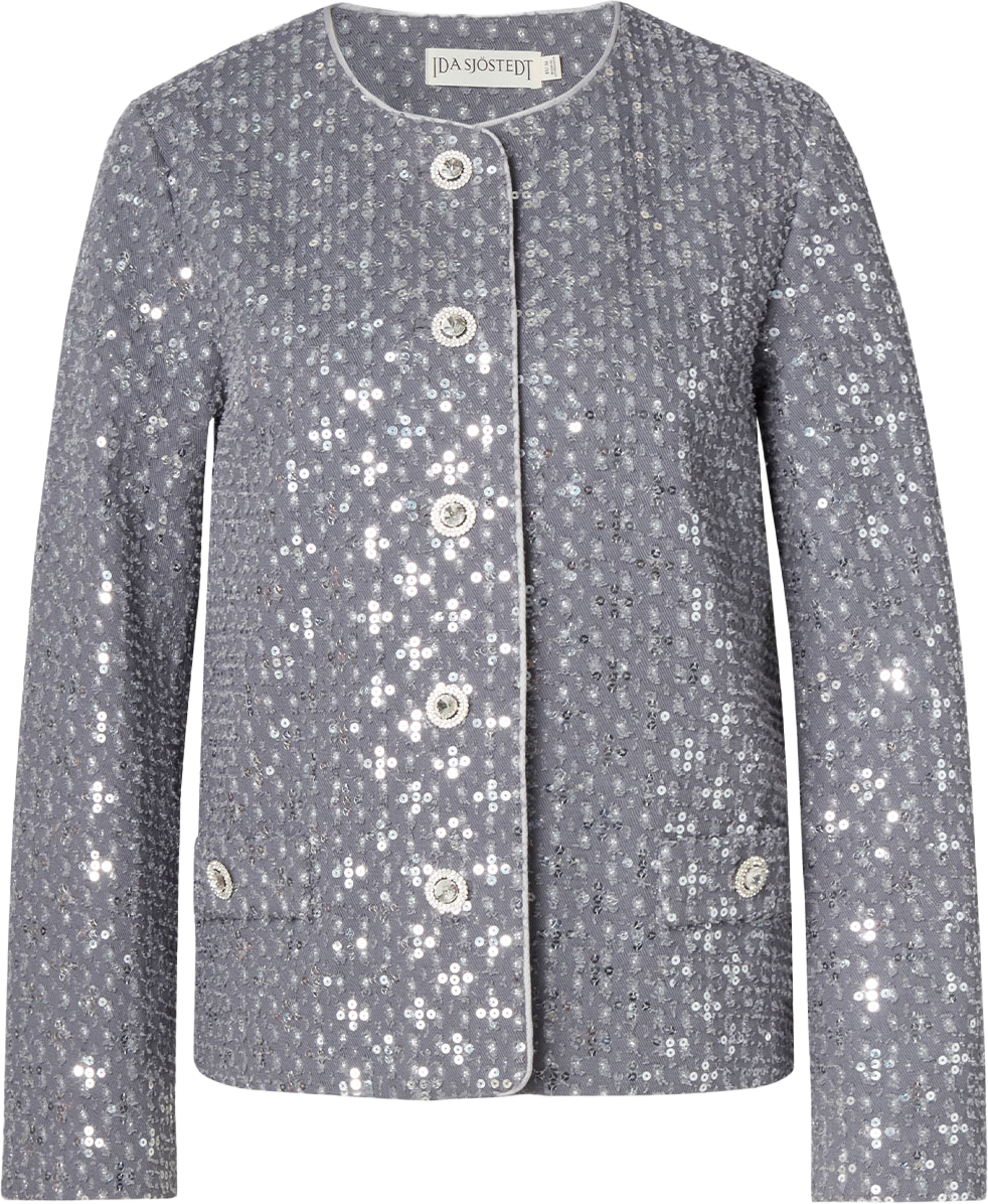 Rosie Jacket, från Ida Sjöstedt, i färgen Washed Light Grey. Klicka för att öppna bilden i stort format