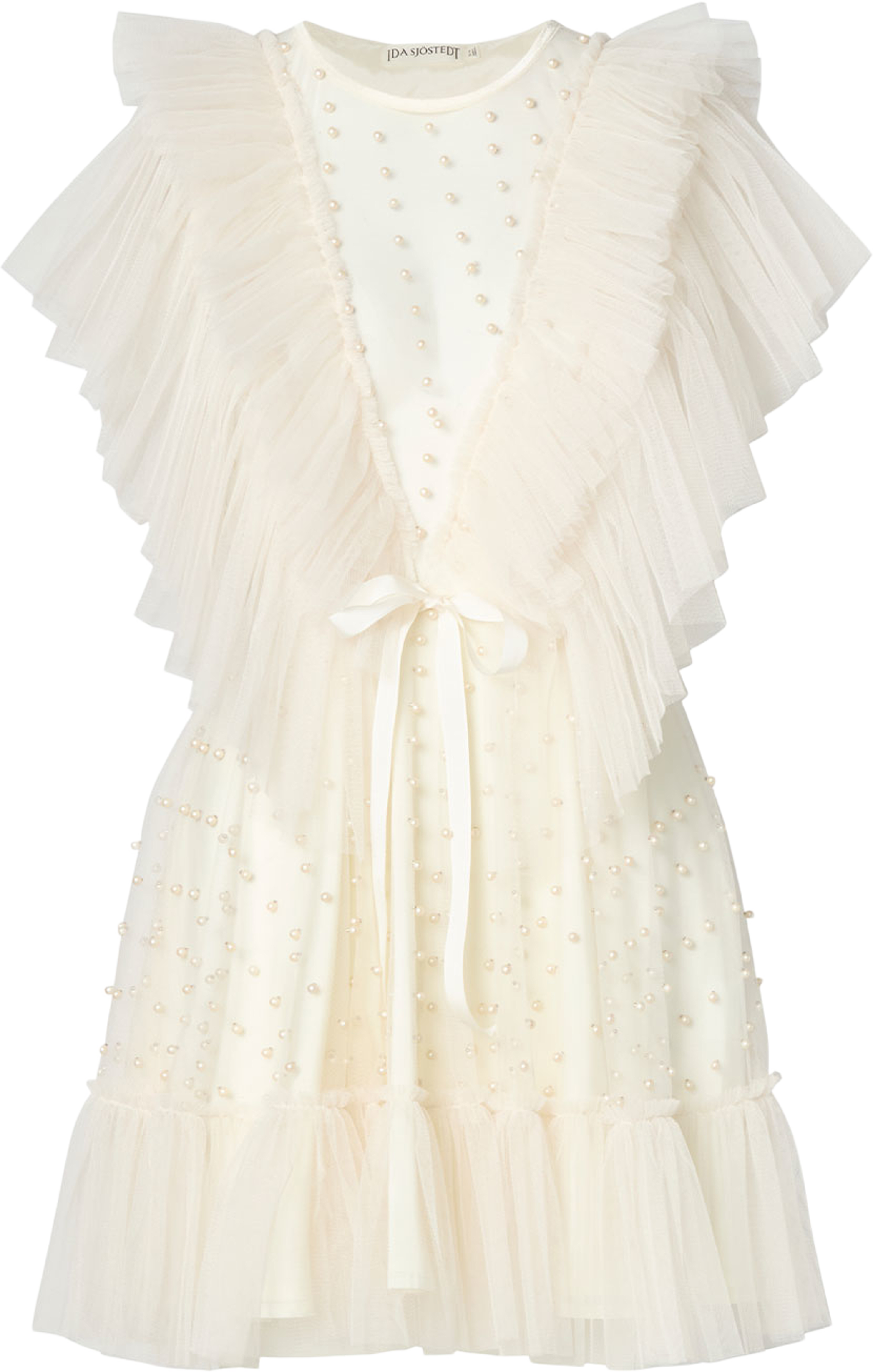 Nathalie Dress, från Ida Sjöstedt, i färgen Cream White. Klicka för att öppna bilden i stort format