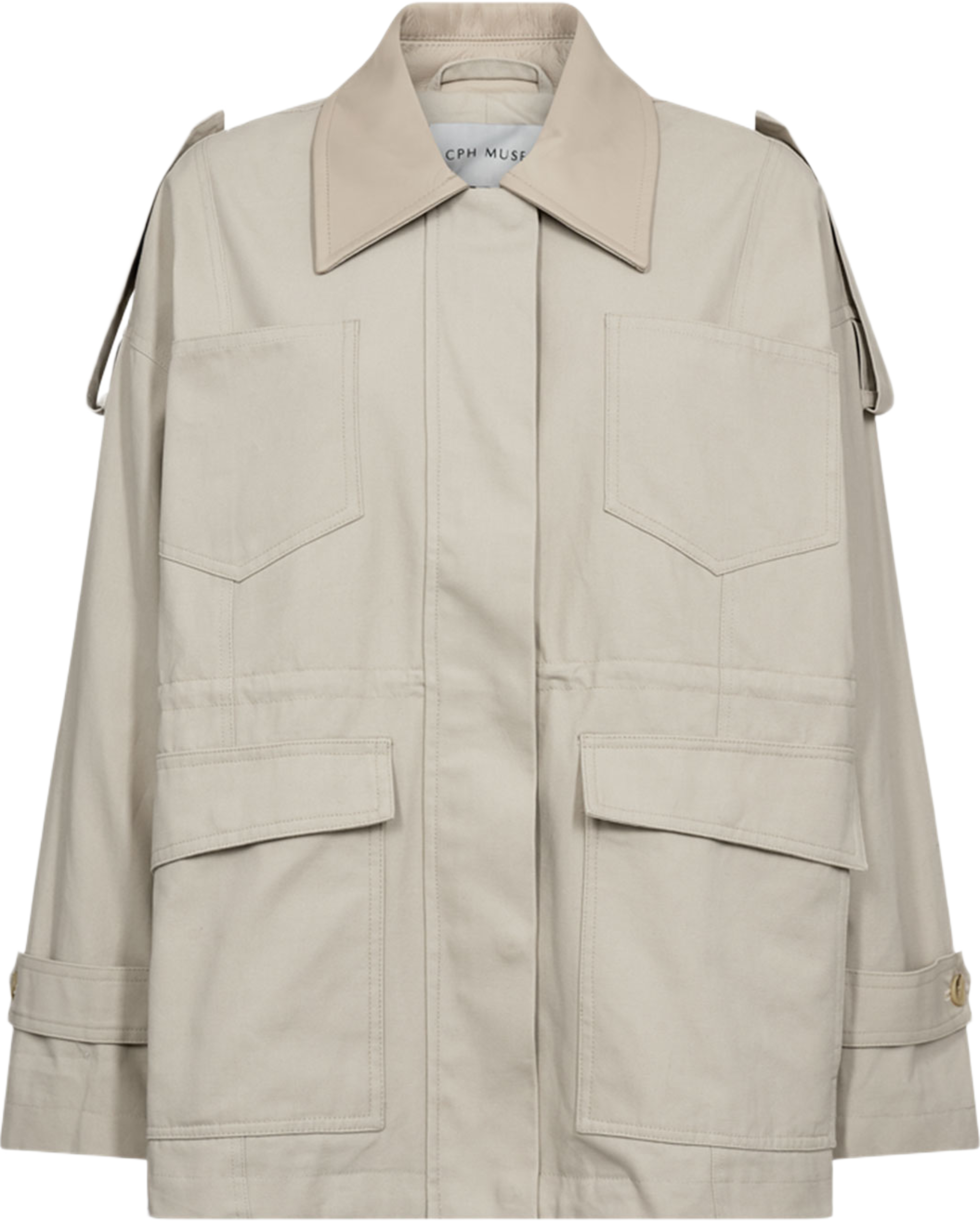 CMSIGNE-JACKET, från Copenhagen Muse, i färgen Peyote. Klicka för att öppna bilden i stort format