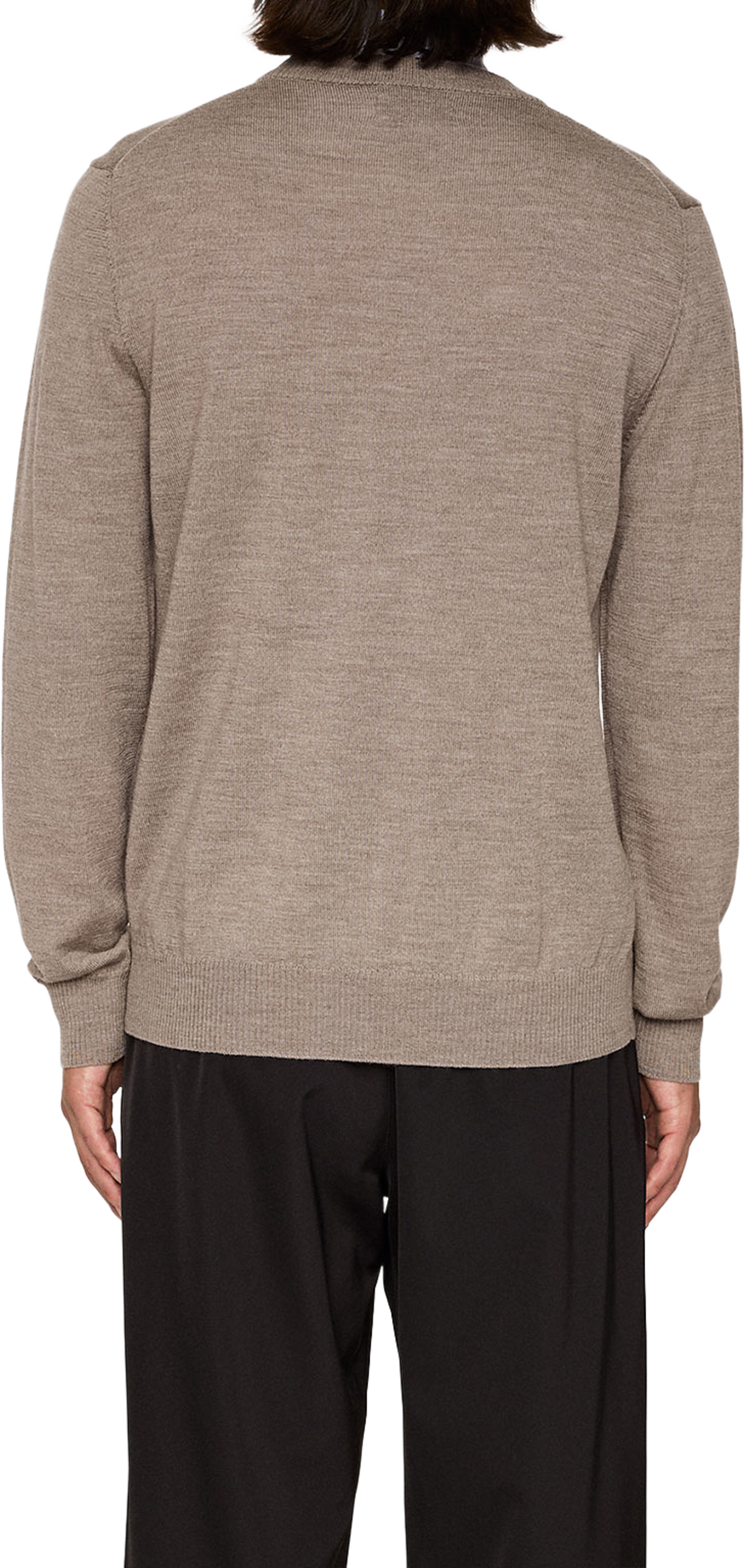 Keane Merino Crew Neck, från J.Lindeberg, i färgen Brindle Melange. Klicka för att öppna bilden i stort format