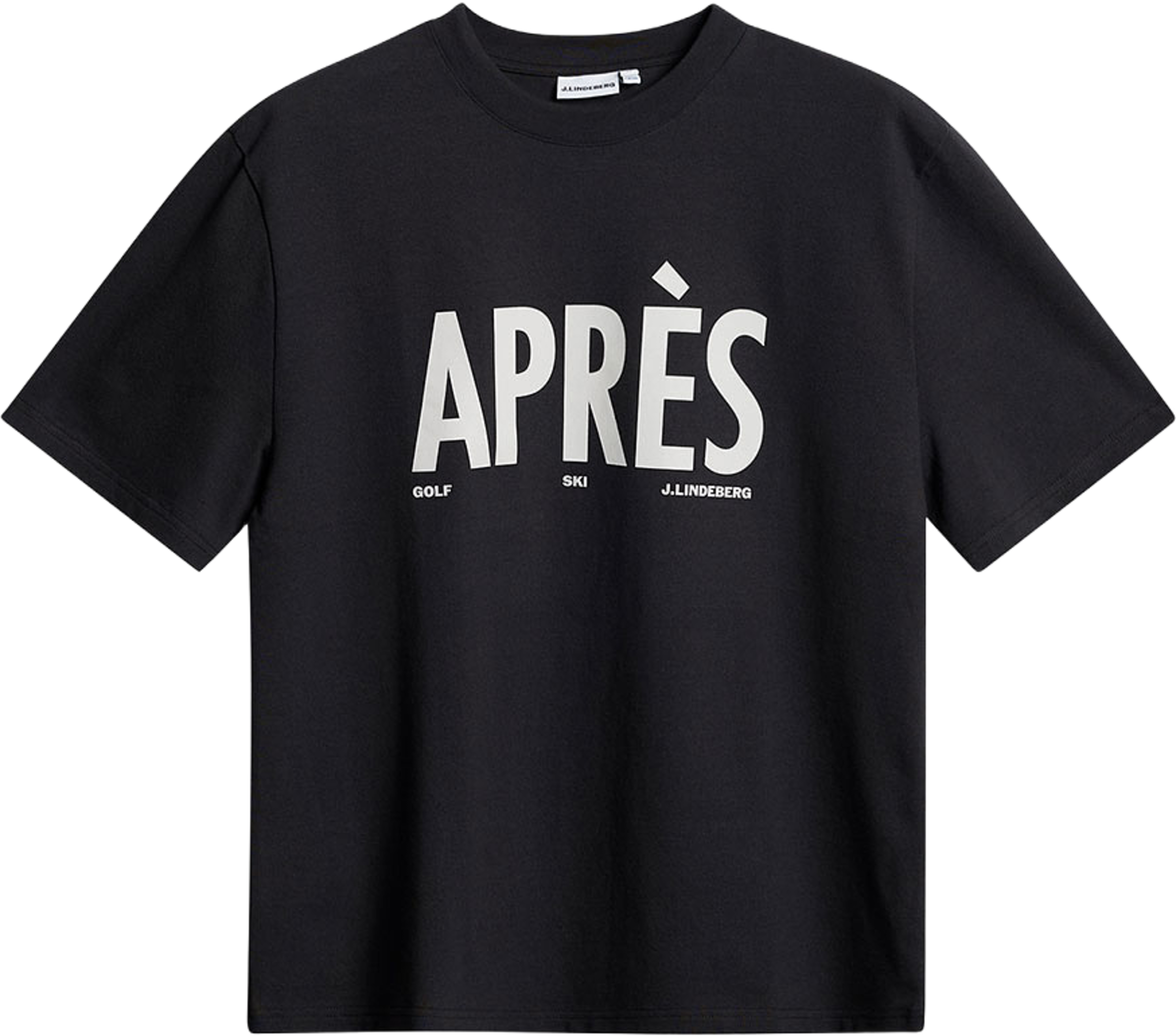 Hale Seasonal Logo T-shirt, från J.Lindeberg, i färgen Black. Klicka för att öppna bilden i stort format