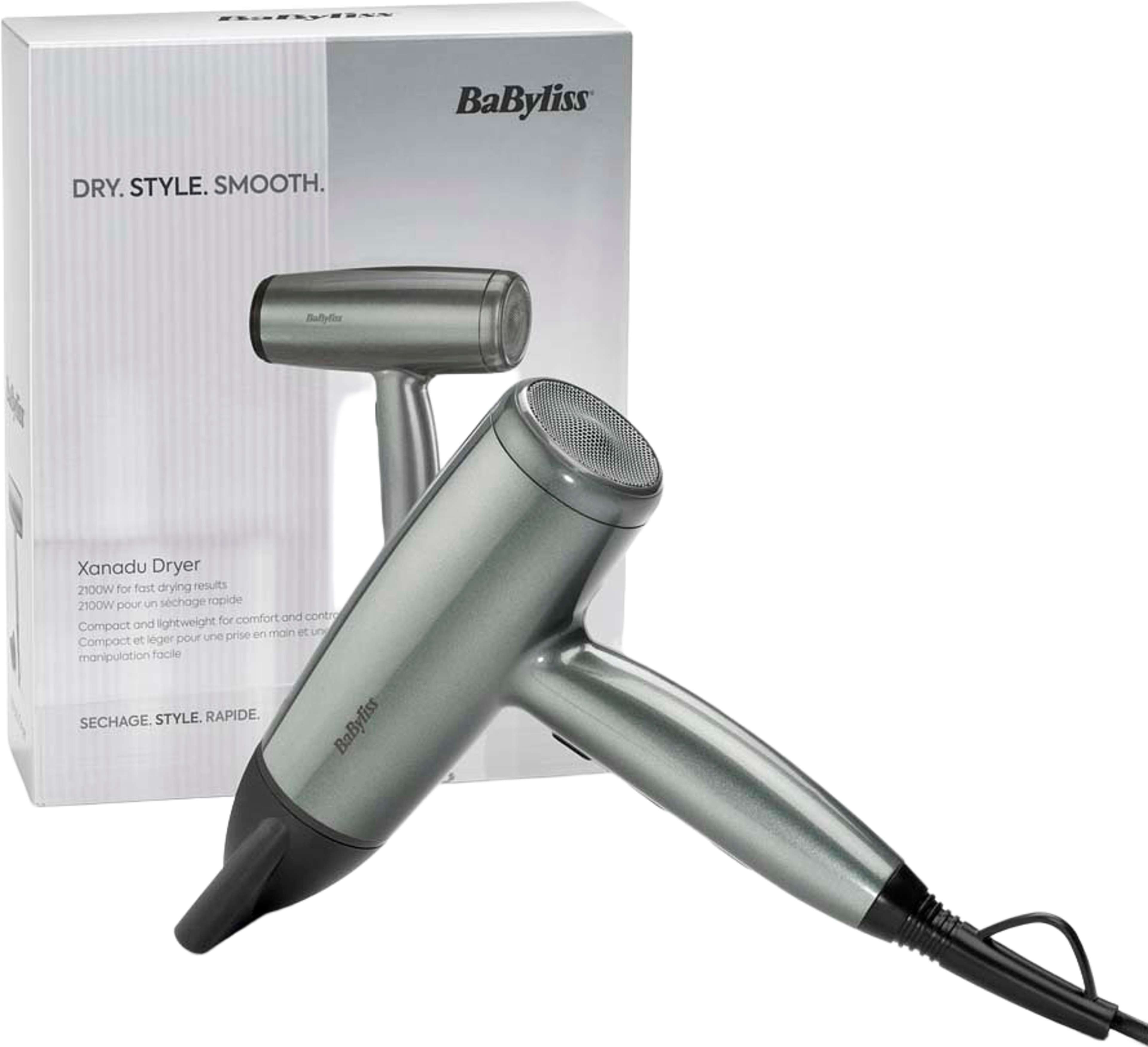 Xanadu Dryer D581E, från Babyliss, i färgen Sage. Klicka för att öppna bilden i stort format