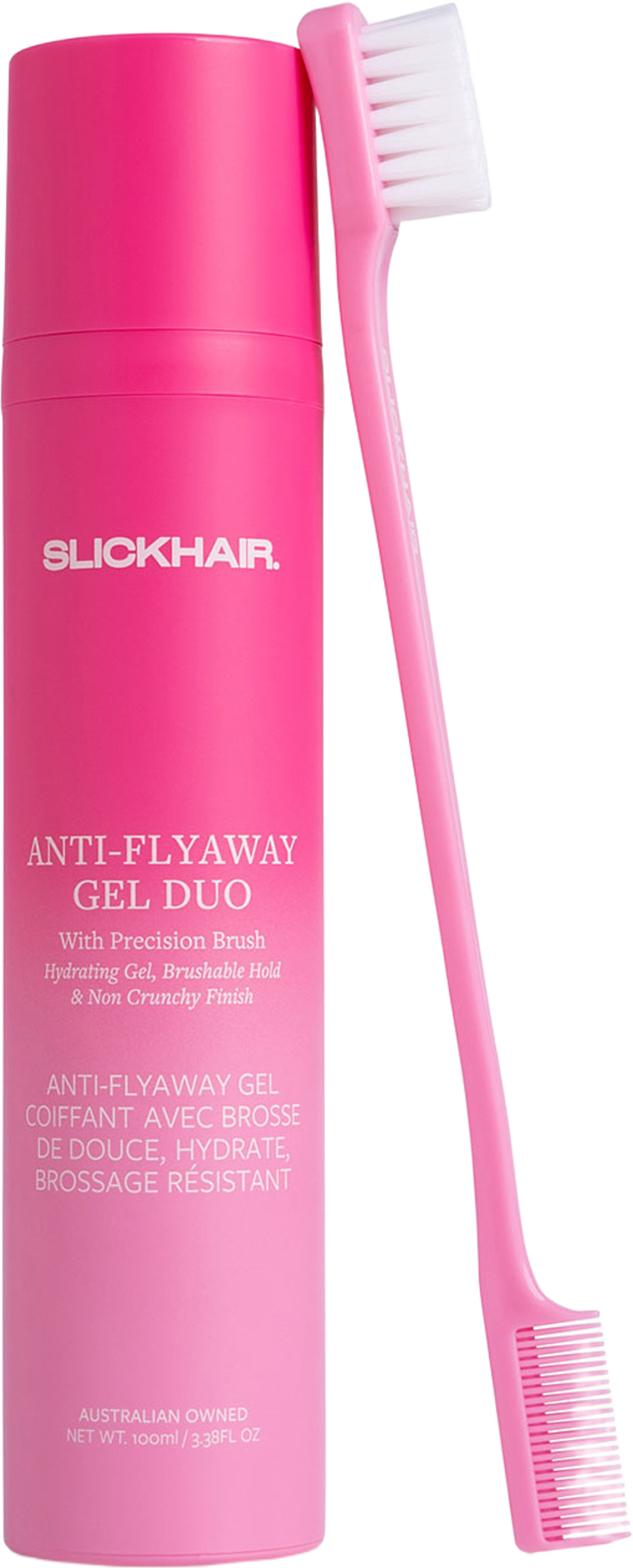 Anti-Flyaway Gel Duo, från Slick Hair. Klicka för att öppna bilden i stort format
