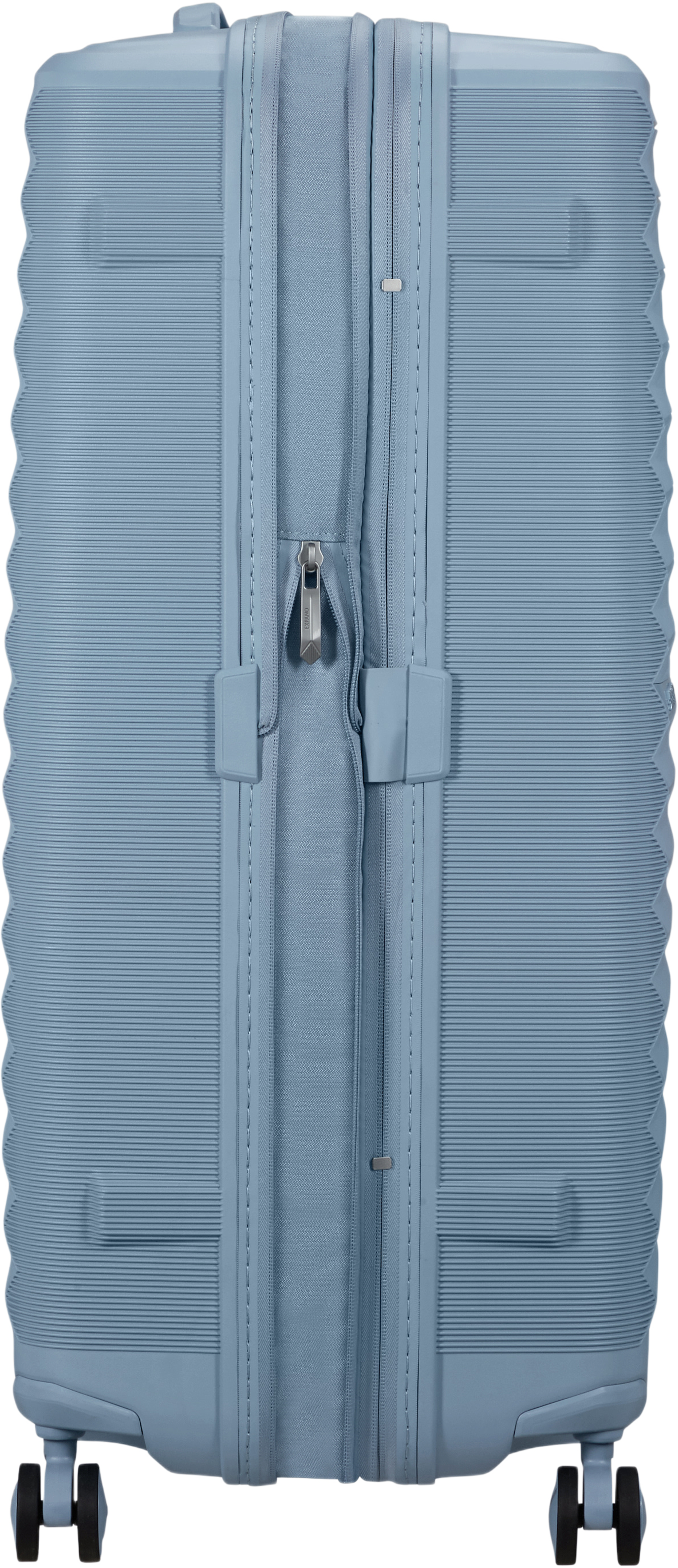Resväska 77 cm Fast Forward, från American Tourister, i färgen Steel Blue. Klicka för att öppna bilden i stort format
