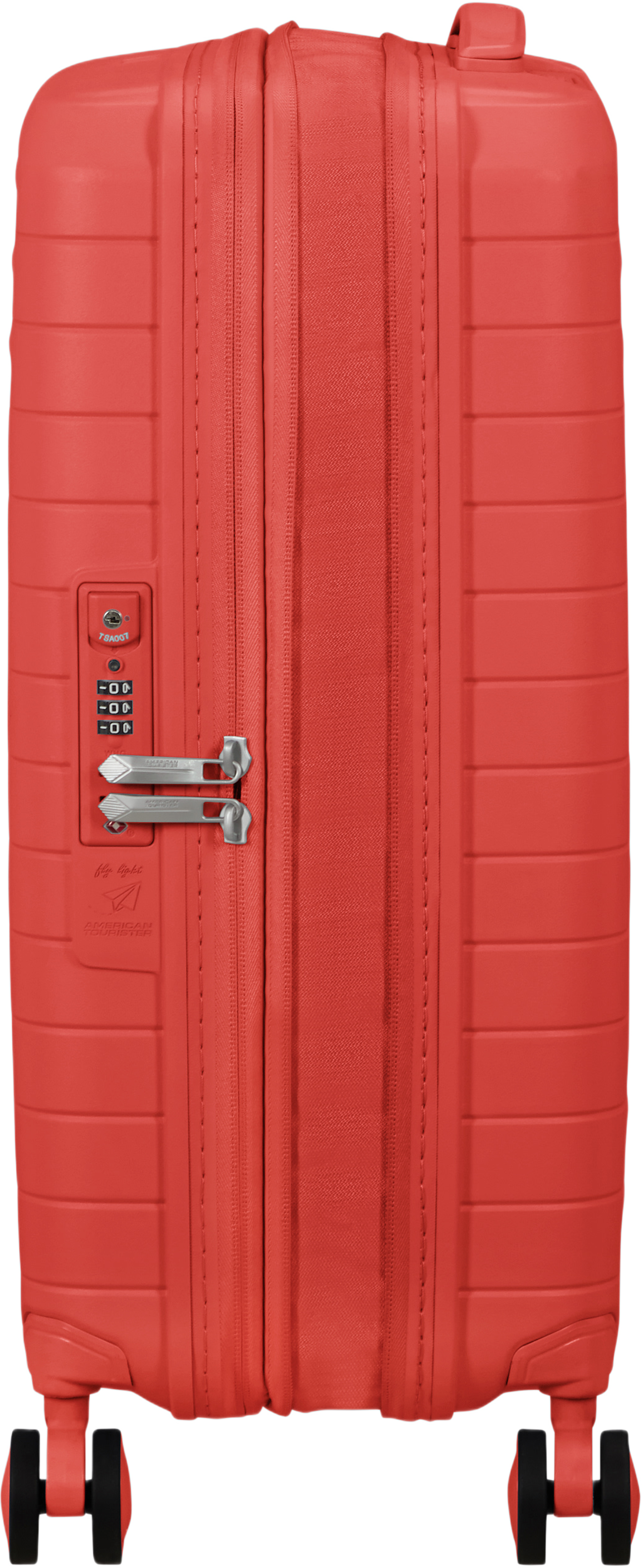 Kabinväska 55 cm Fast Forward, från American Tourister, i färgen Sunset Coral. Klicka för att öppna bilden i stort format