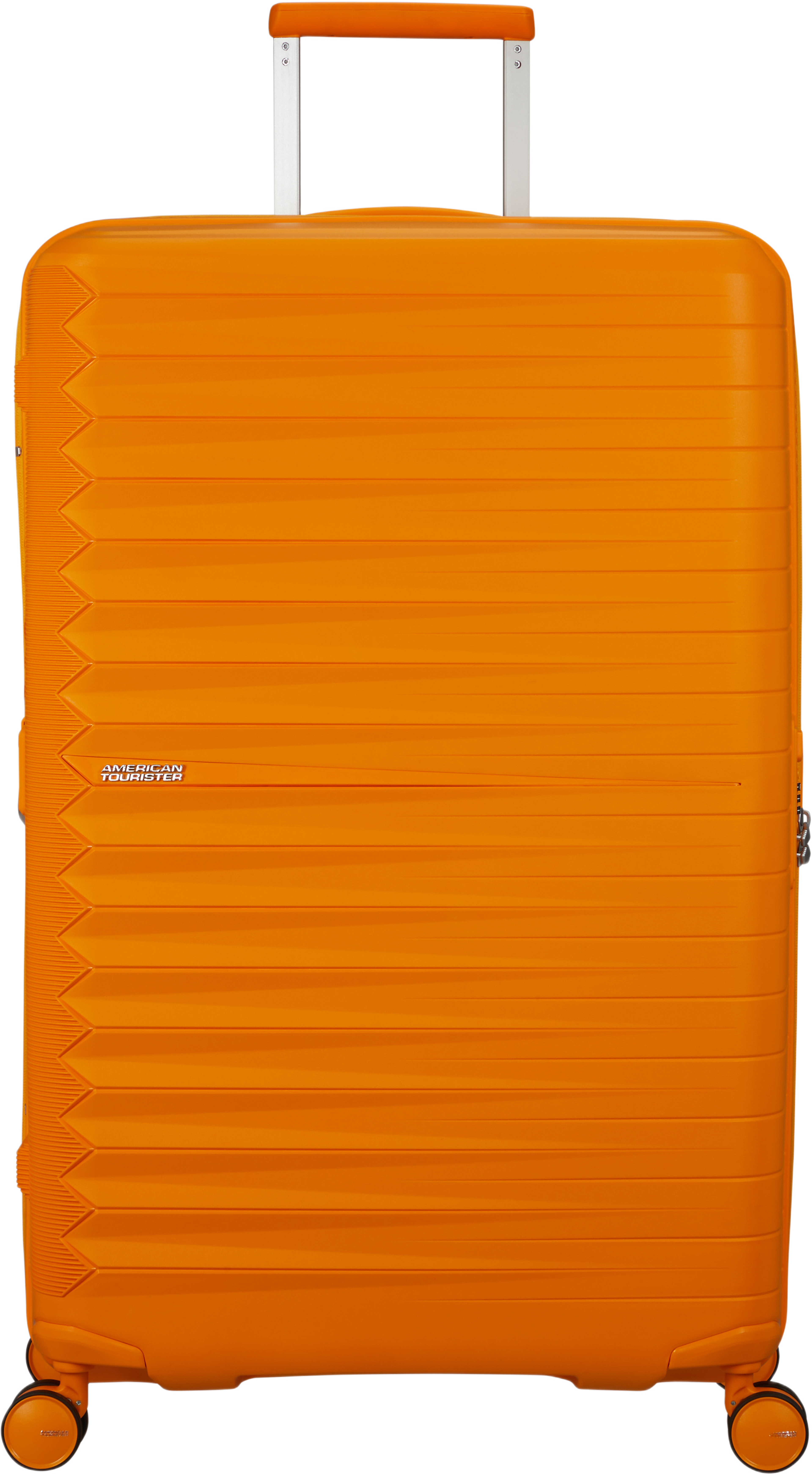 Resväska 77 cm Fast Forward, från American Tourister, i färgen Radiant Orange. Klicka för att öppna bilden i stort format