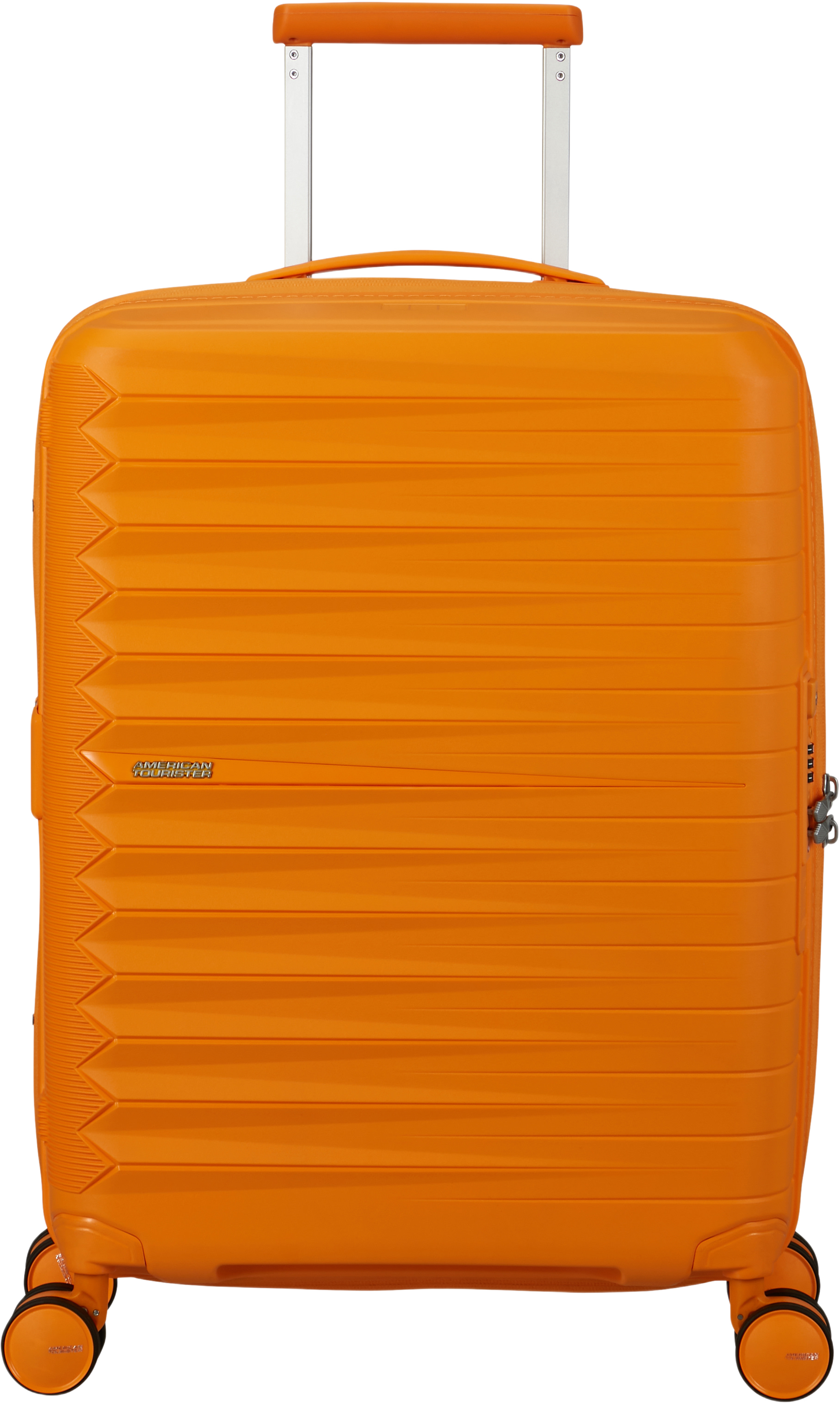 Kabinväska 55 cm Fast Forward, från American Tourister, i färgen Radiant Orange. Klicka för att öppna bilden i stort format